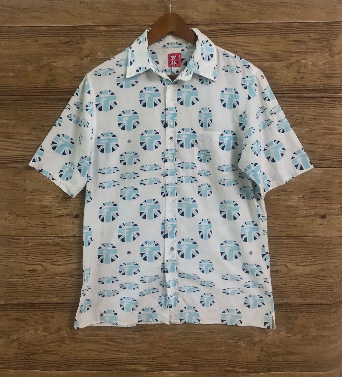 Bape × Vintage Vintage Bape Shirt Bape Head Full Print L Size US L / EU 52-54 / 3 - 1 Thumbnail
