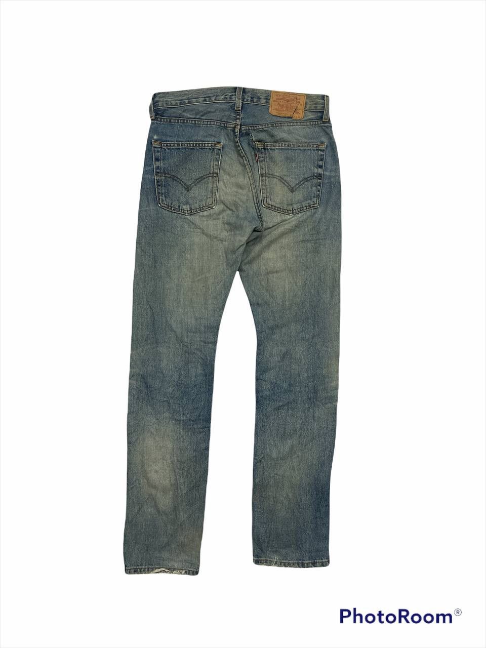 Levi's × Vintage Vintage 80’s Levis 505 Distressed Denim Kurt Kobain Style Size US 32 / EU 48 - 4 Thumbnail
