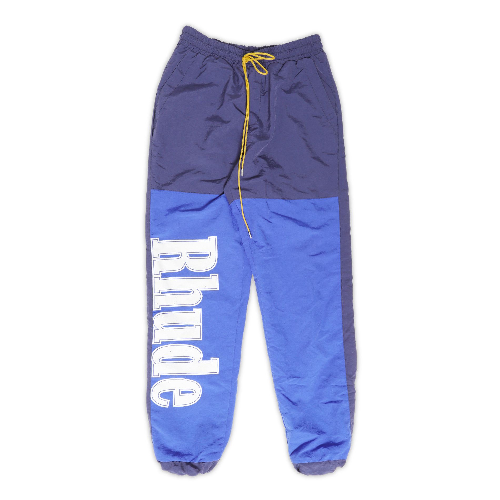 image of Rhude Logo Sweatpants in Blue, Men's (Size 32)