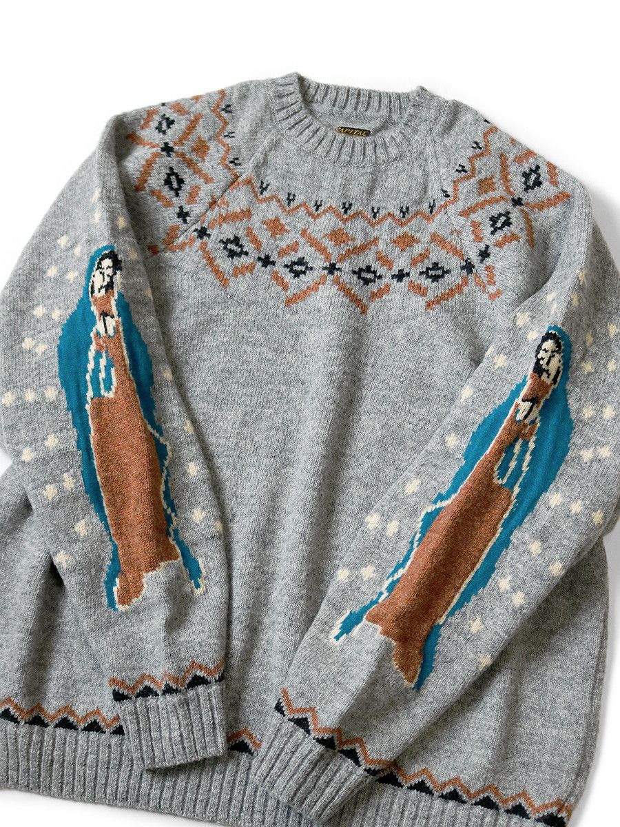 Kapital Kapital 5G Wool Elbow Maria Nordic Sweater Size US L / EU 52-54 / 3 - 1 Thumbnail