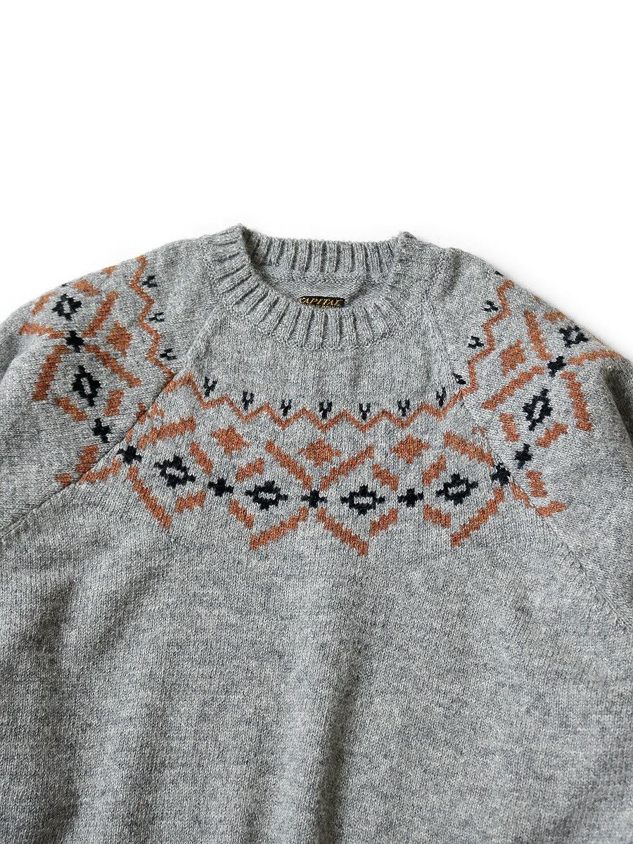 Kapital Kapital 5G Wool Elbow Maria Nordic Sweater Size US L / EU 52-54 / 3 - 3 Thumbnail
