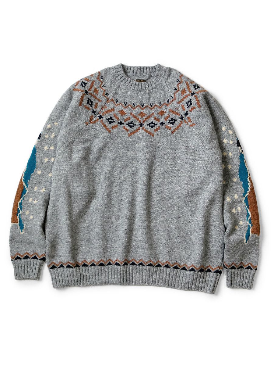 Kapital Kapital 5G Wool Elbow Maria Nordic Sweater Size US L / EU 52-54 / 3 - 2 Thumbnail
