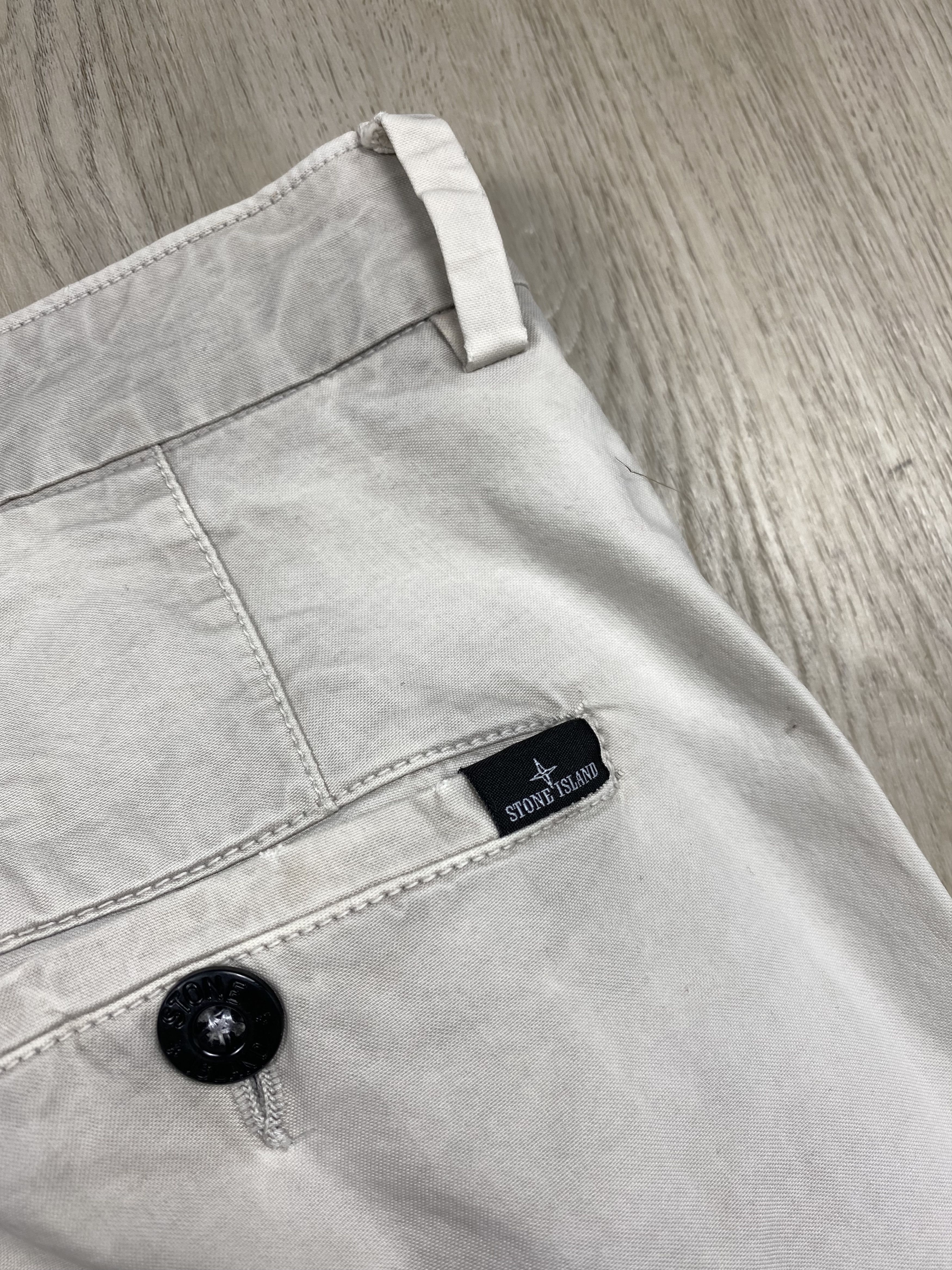 Stone Island Stone Island Washed Cotton Mens Chino Pants Size US 31 - 3 Thumbnail