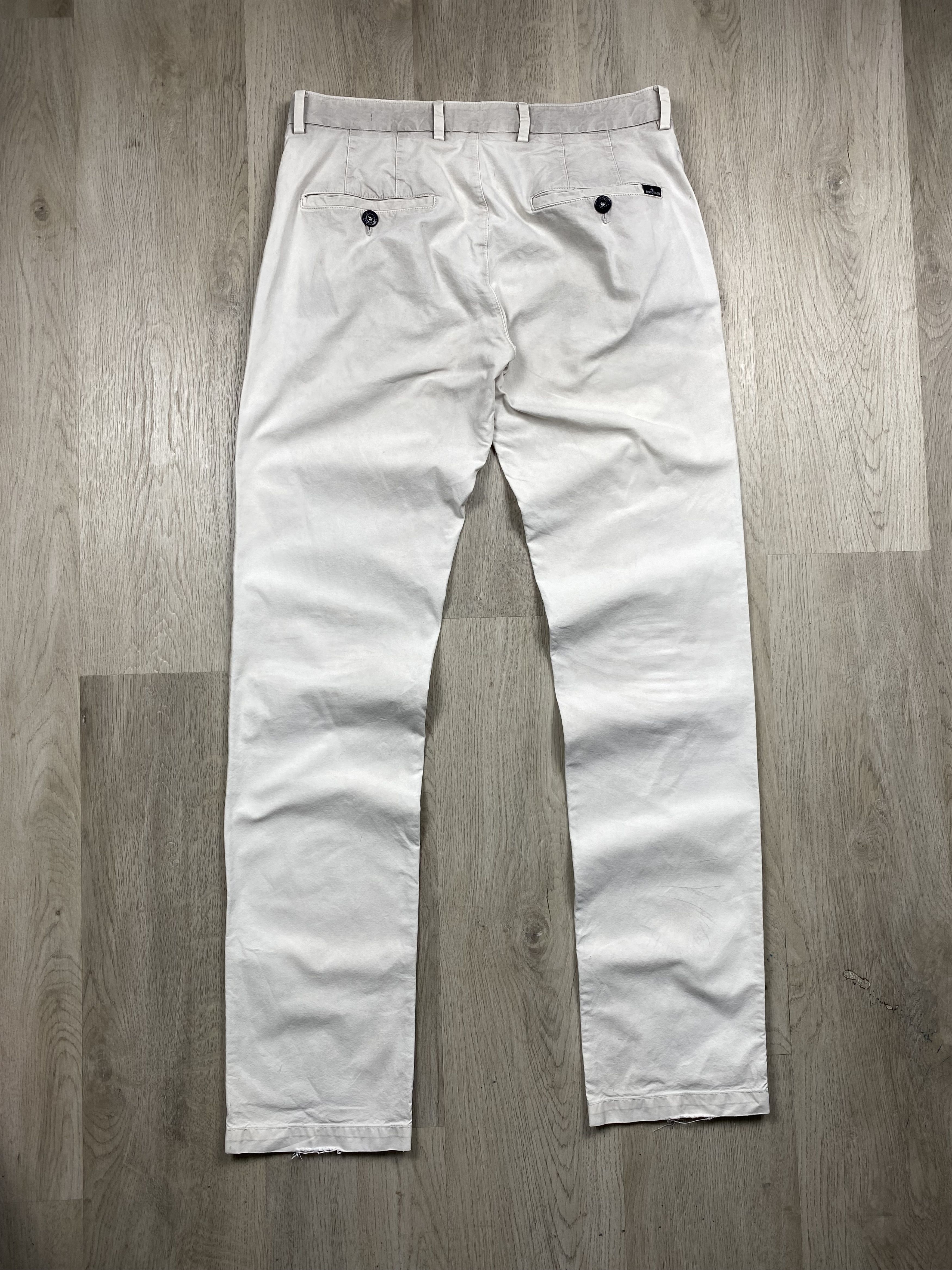 Stone Island Stone Island Washed Cotton Mens Chino Pants Size US 31 - 1 Thumbnail