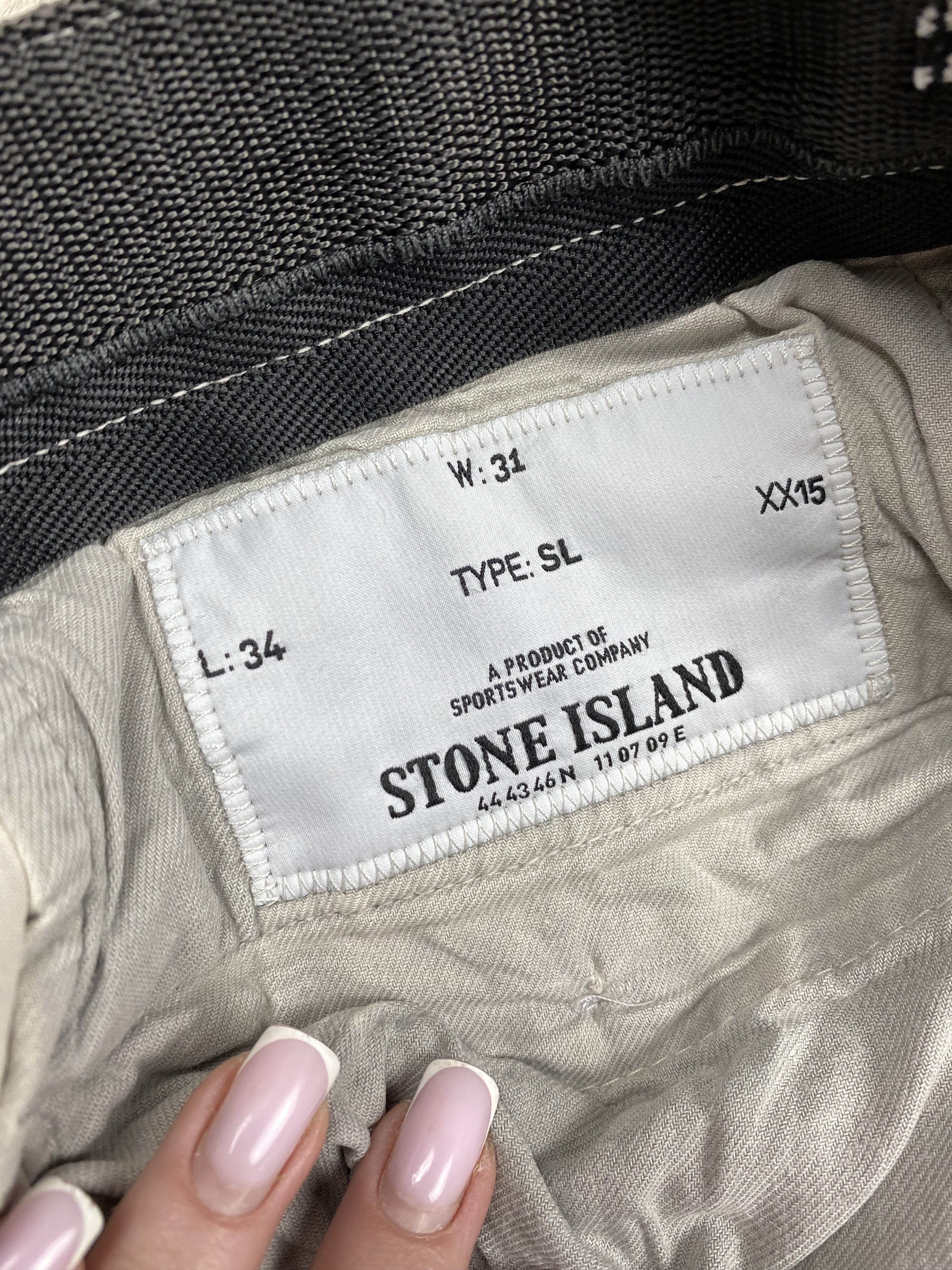 Stone Island Stone Island Washed Cotton Mens Chino Pants Size US 31 - 16 Thumbnail