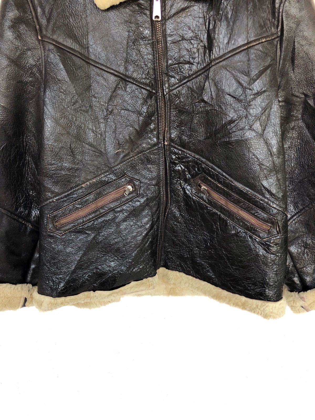 50 Cent Flight Aviator B-3 Sheepskin Shearling Jacket Size US M / EU 48-50 / 2 - 7 Thumbnail