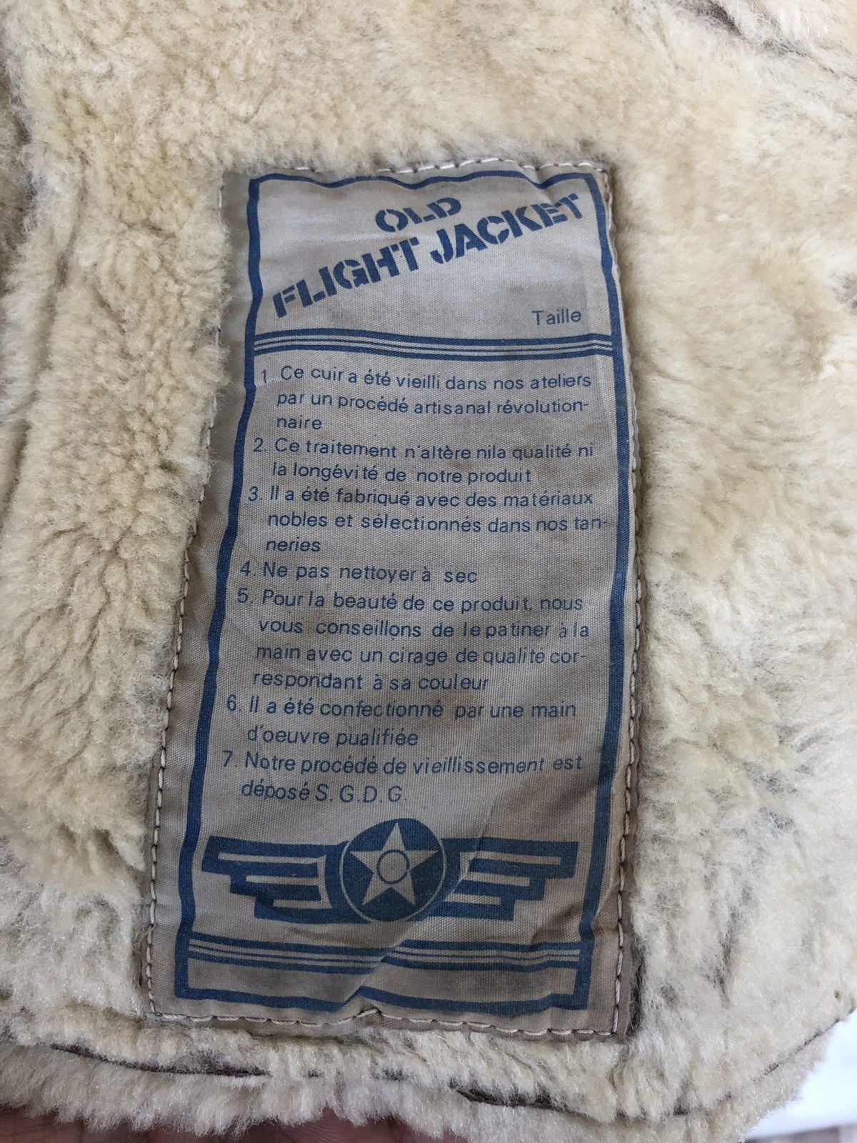 50 Cent Flight Aviator B-3 Sheepskin Shearling Jacket Size US M / EU 48-50 / 2 - 10 Thumbnail