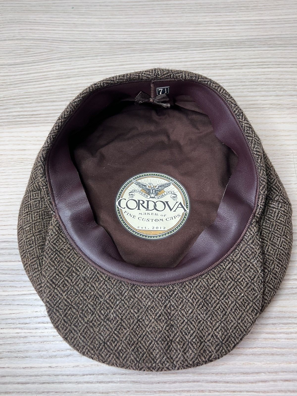 Other Cordova Caps custom vintage-style newsboy cap, 7 1/4 Size ONE SIZE - 14 Thumbnail