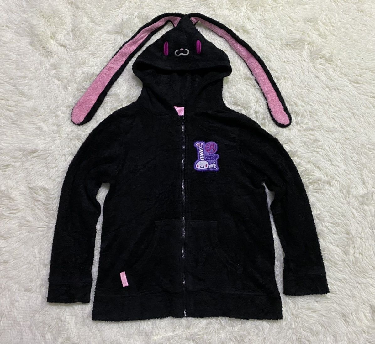 Anime × Japanese Brand Hanyo Usagi -All Purpose Rabbit- Cute Hoodie Jacket Size US M / EU 48-50 / 2 - 6 Thumbnail