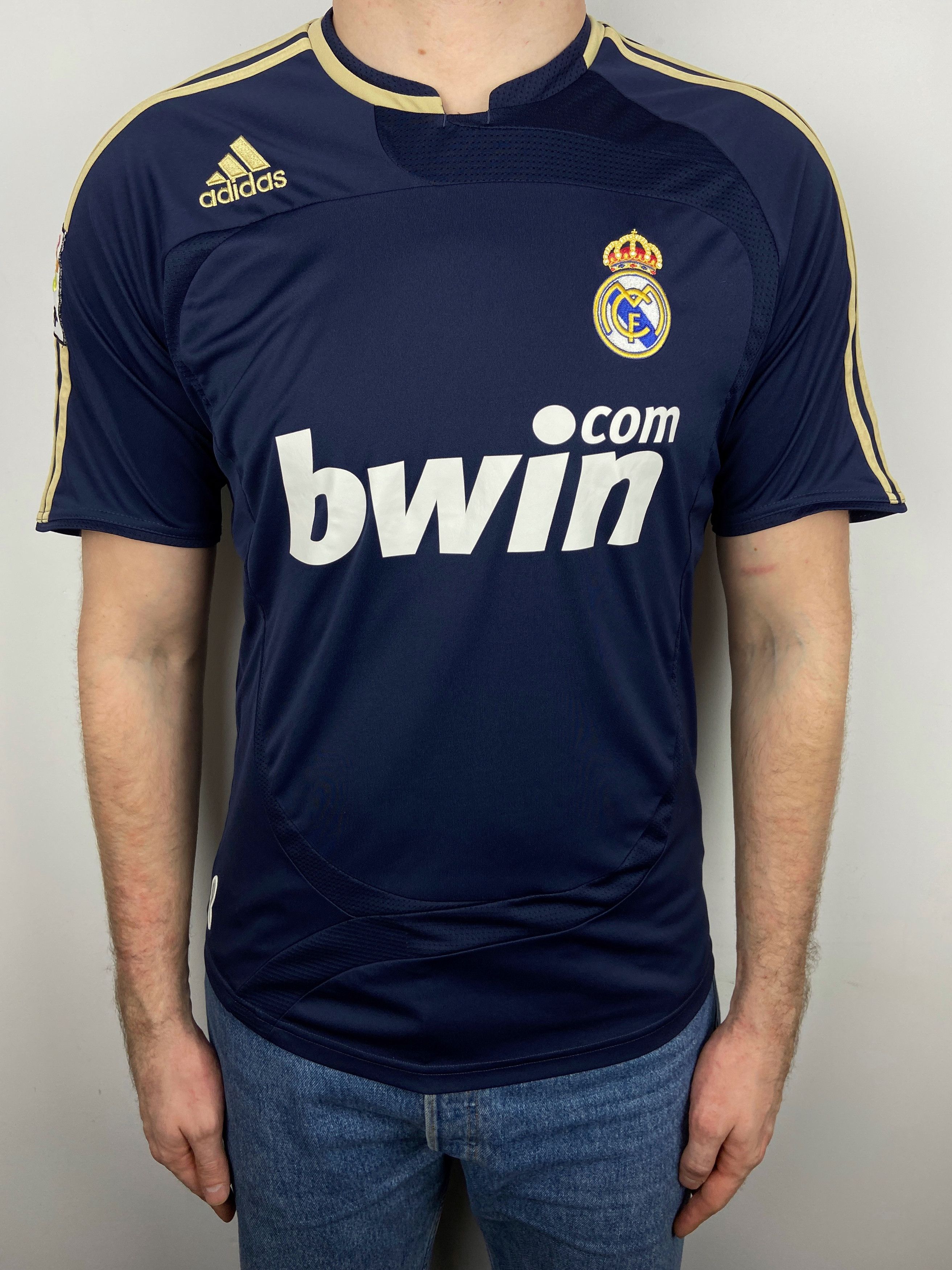 Real Madrid 2007 Away Soccer Jersey Football Shirt