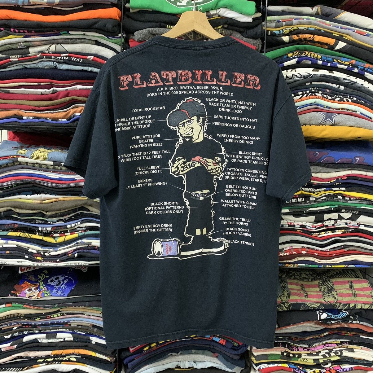 Rap Tees × Vintage VINTAGE FLATBILLER TEE Size US L / EU 52-54 / 3 - 2 Thumbnail