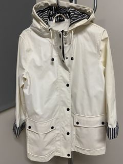 Topshop 2025 white raincoat