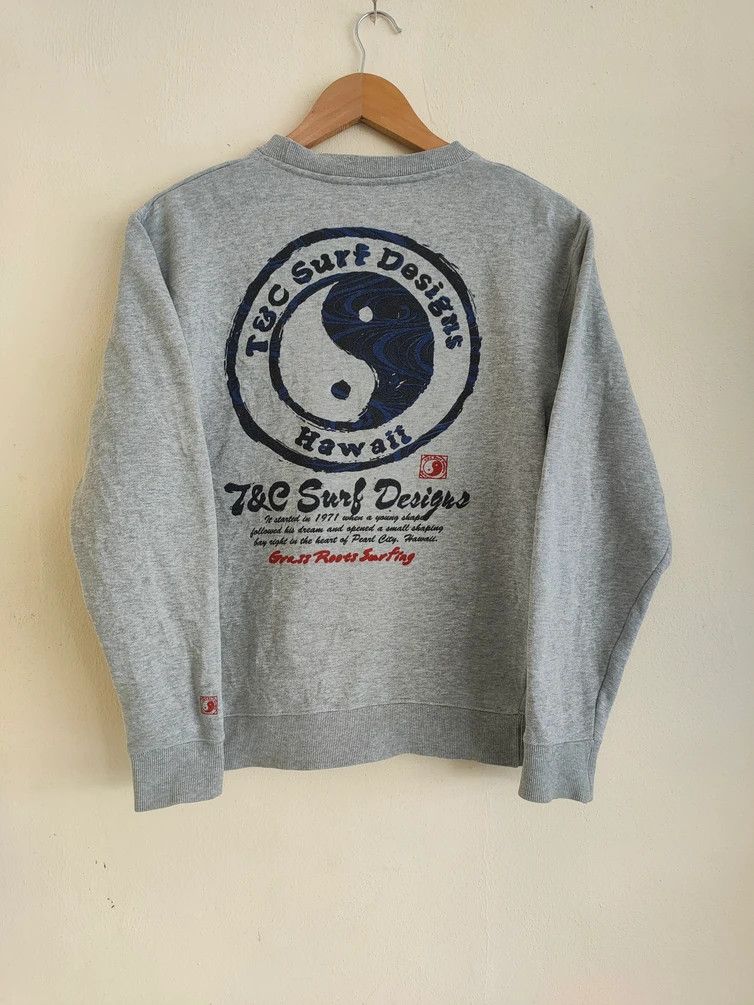 Japanese Brand Vintage T&C Surf Design Hawaii Sweatshirt Size US M / EU 48-50 / 2 - 1 Thumbnail