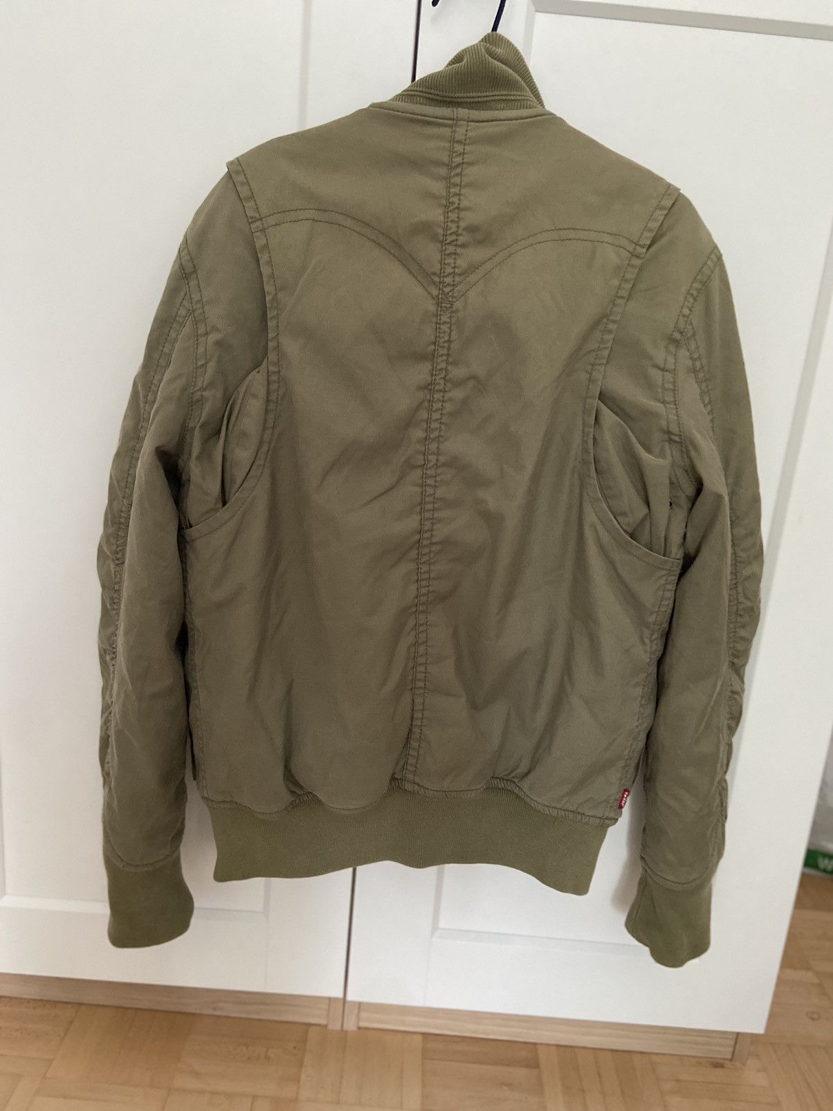 Japanese Brand × Levi's Levi’s vintage bomber jacket alpha style rare y2k flight Size US M / EU 48-50 / 2 - 9 Thumbnail