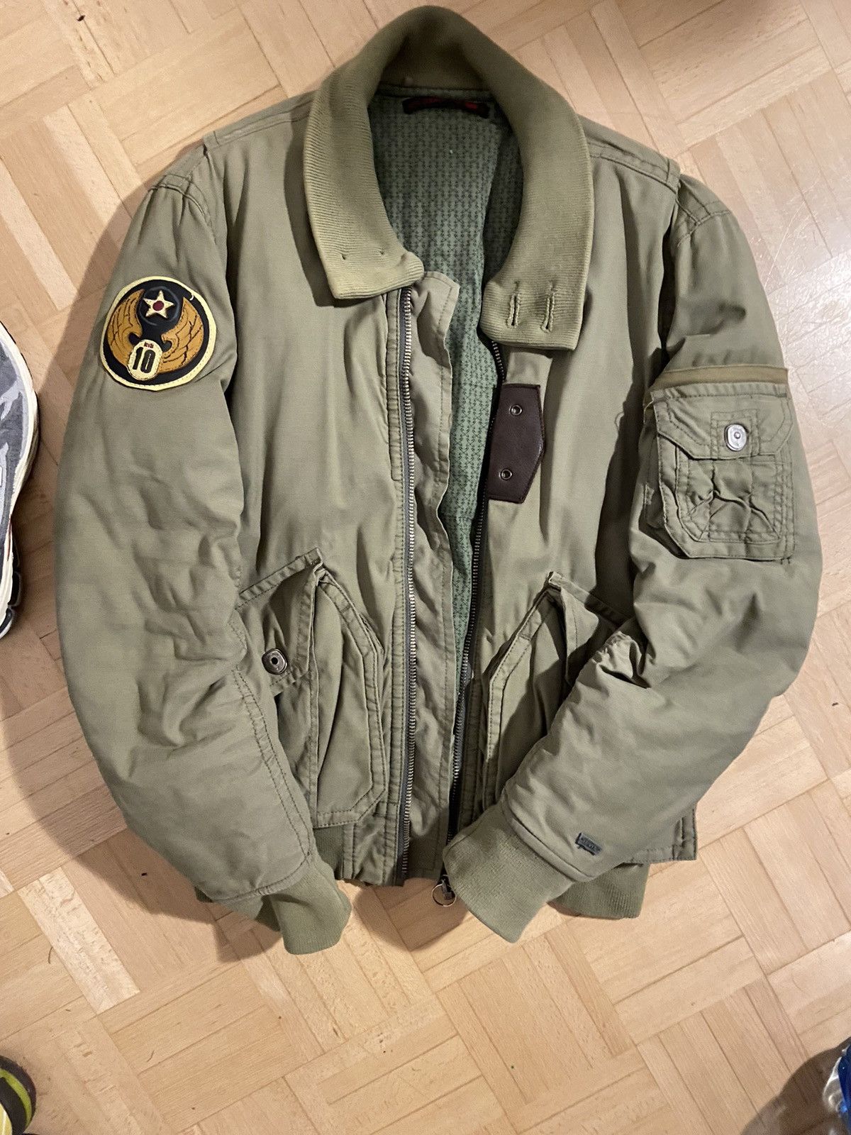 Japanese Brand × Levi's Levi’s vintage bomber jacket alpha style rare y2k flight Size US M / EU 48-50 / 2 - 2 Thumbnail