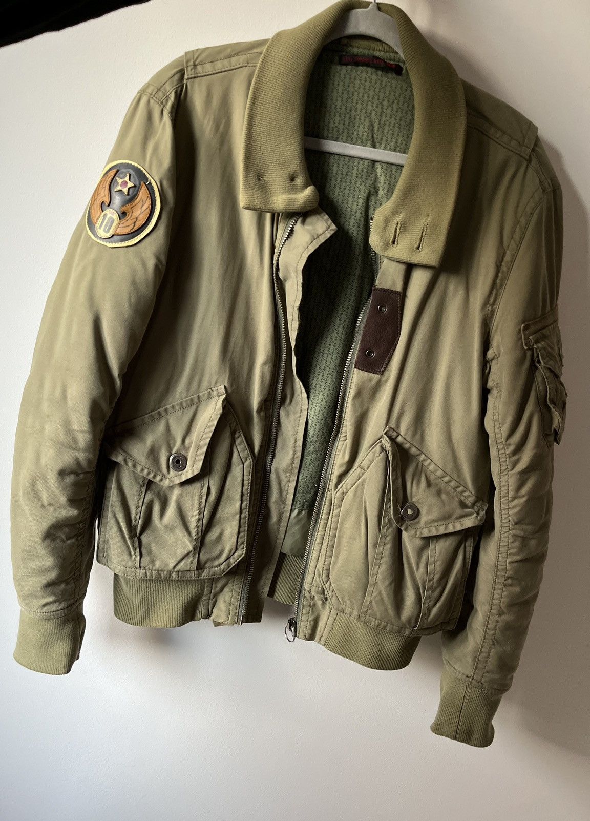Japanese Brand × Levi's Levi’s vintage bomber jacket alpha style rare y2k flight Size US M / EU 48-50 / 2 - 1 Thumbnail