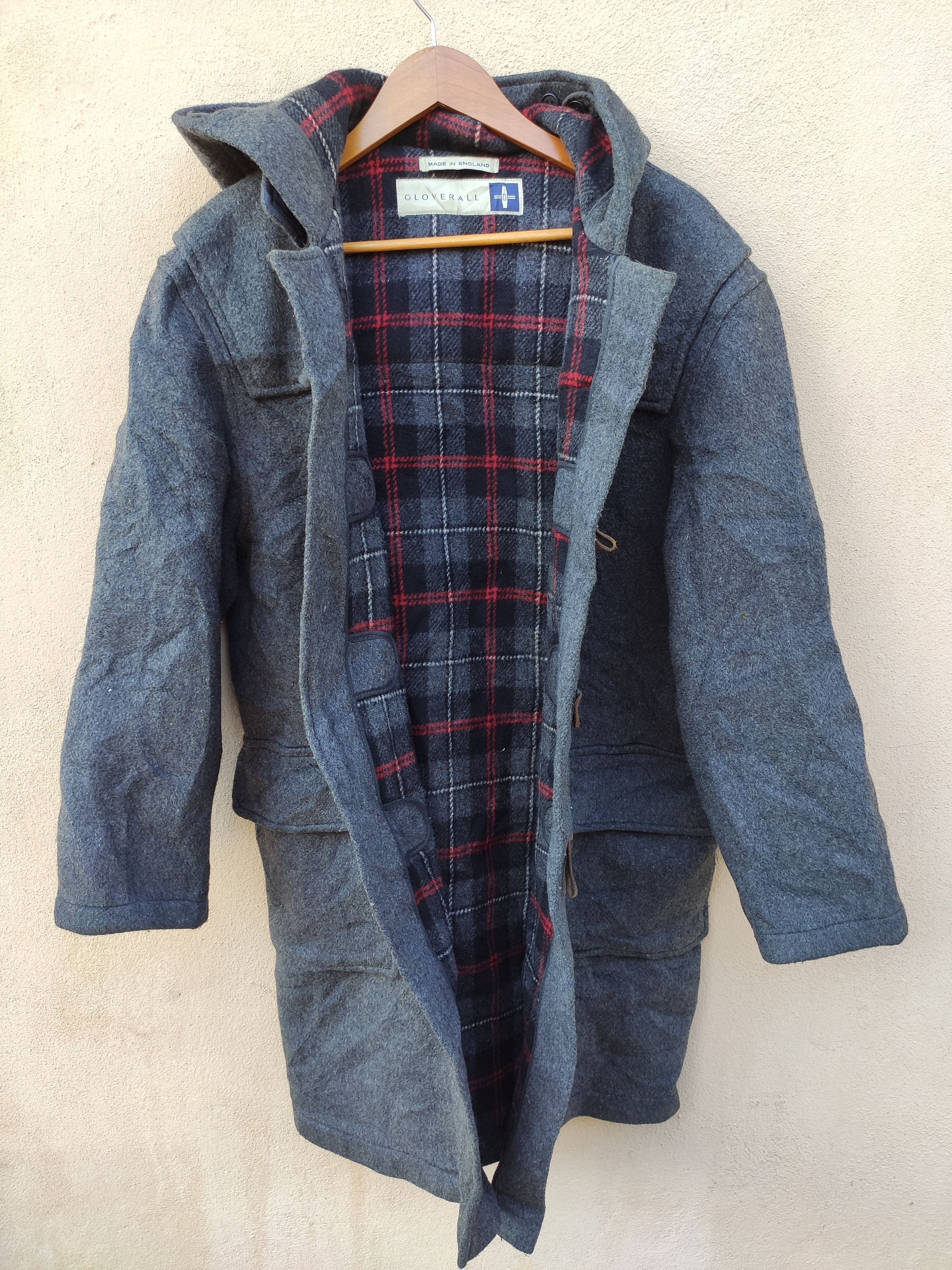 Gloverall Gloverall Jacket Made in England Wool Winter Long Coat Size US L / EU 52-54 / 3 - 1 Thumbnail