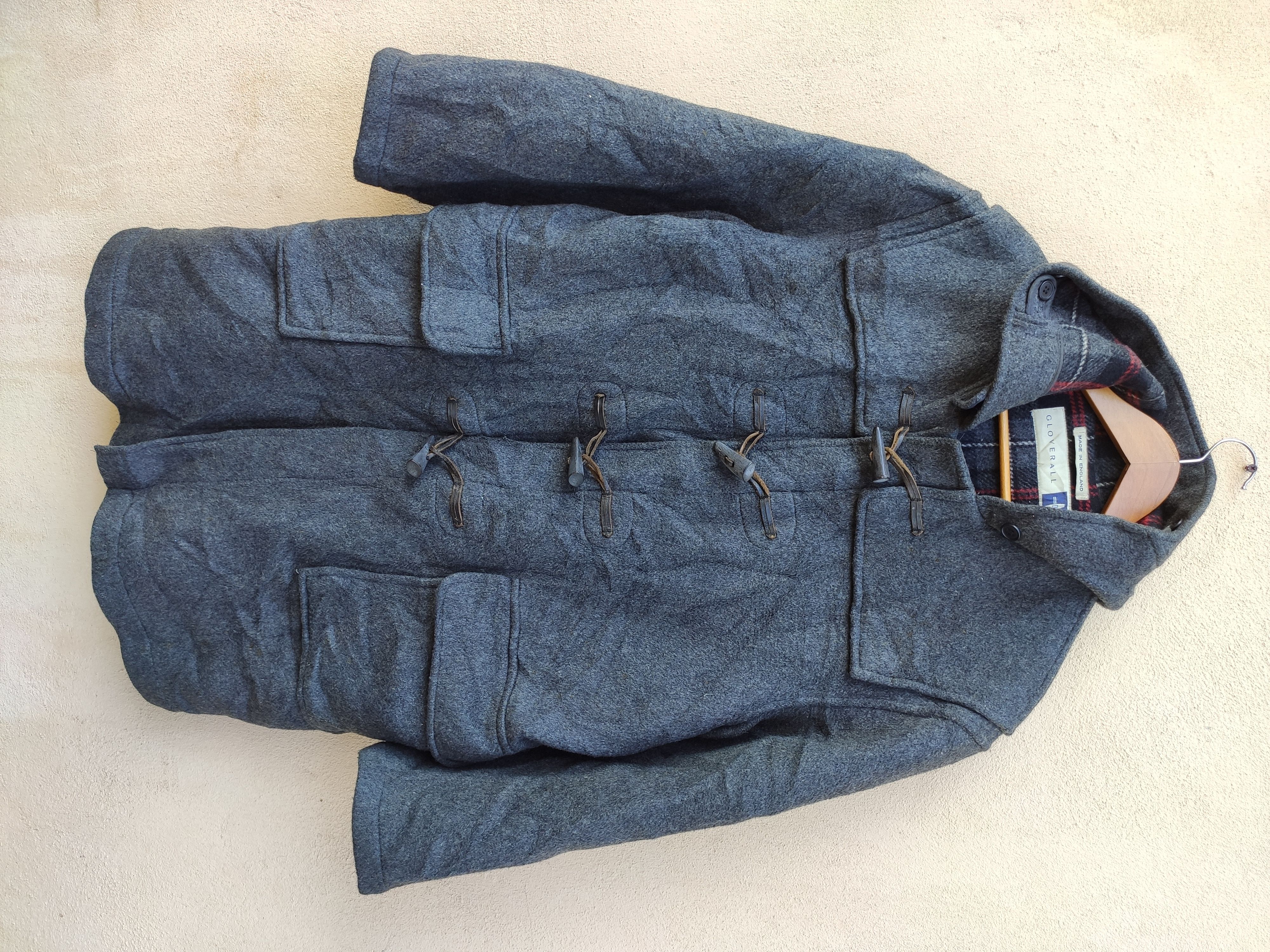 Gloverall Gloverall Jacket Made in England Wool Winter Long Coat Size US L / EU 52-54 / 3 - 2 Thumbnail