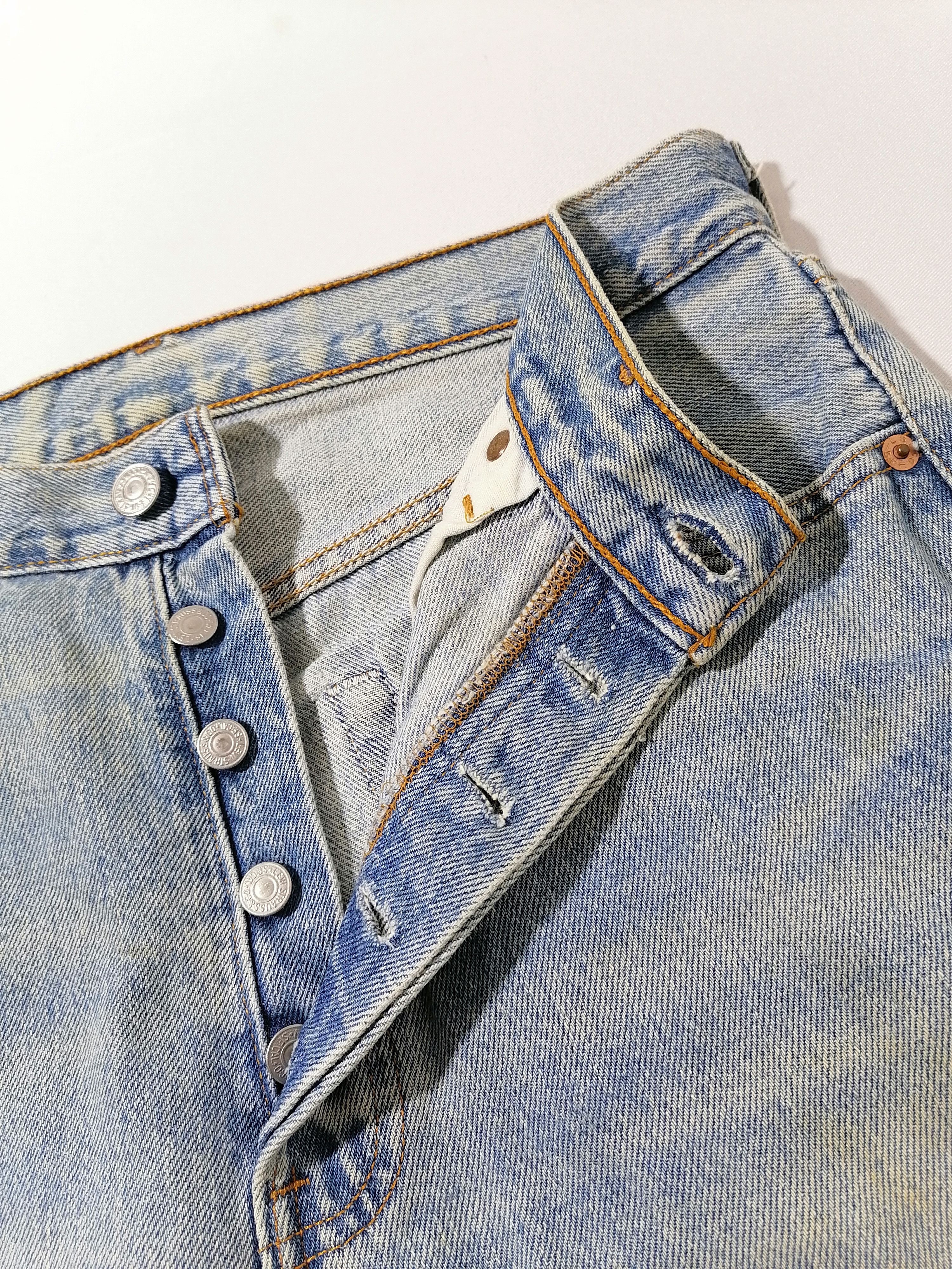 Levi's 501 Levi's Strauss Fly Button Denim Jeans Size 32" / US 10 / IT 46 - 4 Thumbnail