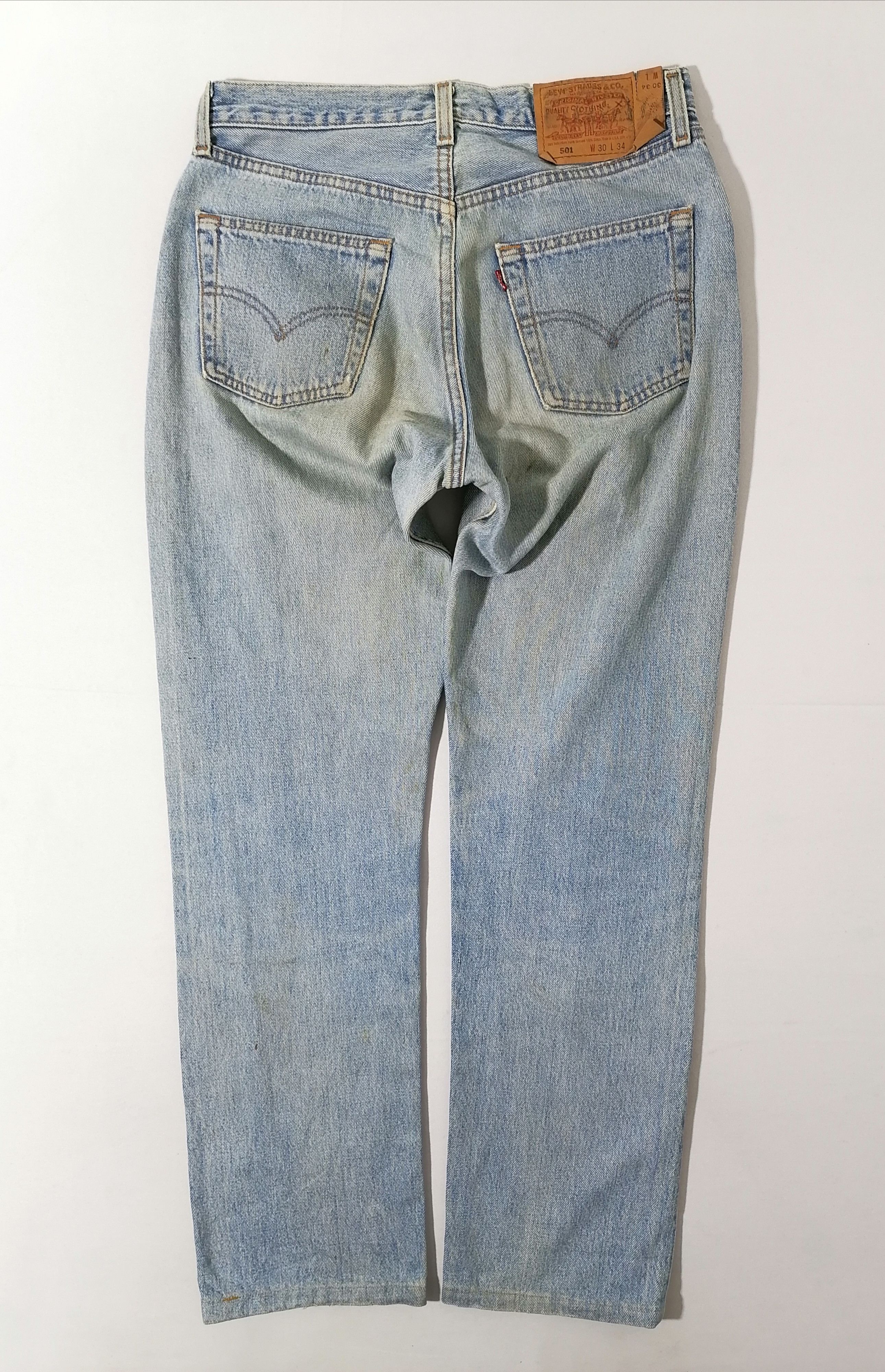 Levi's 501 Levi's Strauss Fly Button Denim Jeans Size 32" / US 10 / IT 46 - 2 Thumbnail