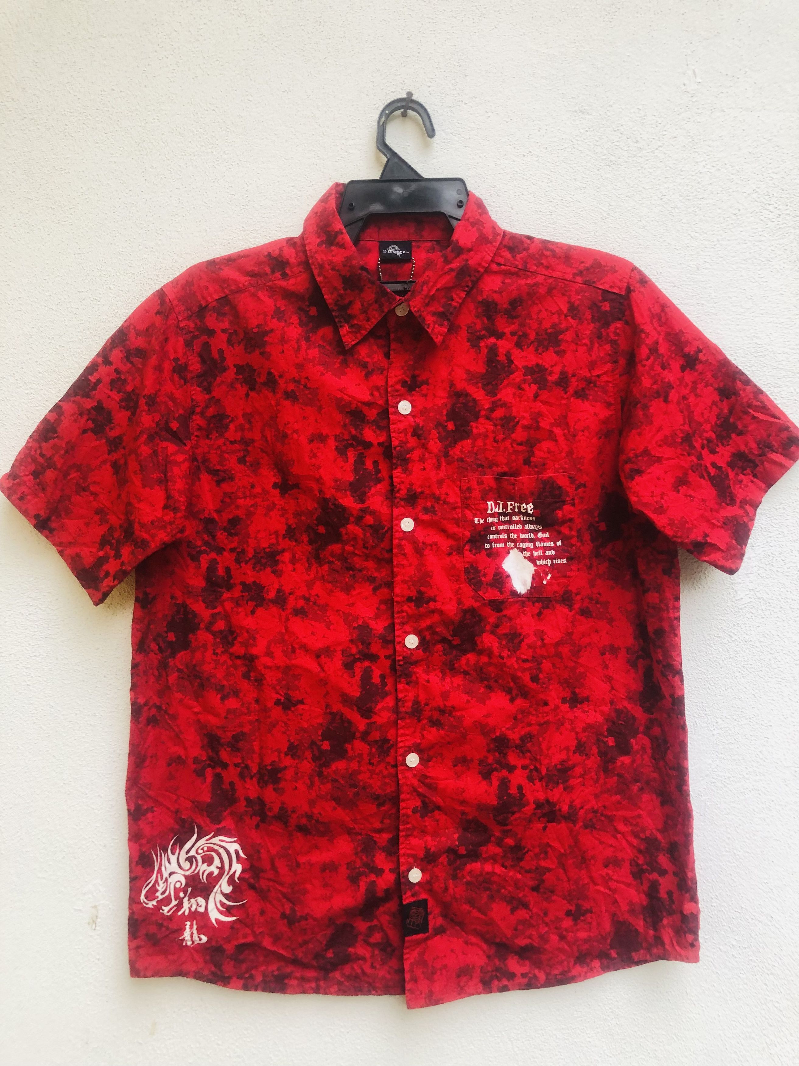 Japanese Brand × Vintage Vintage DJ Free Japanese Designer Fashion Style Shirt Size US M / EU 48-50 / 2 - 1 Thumbnail