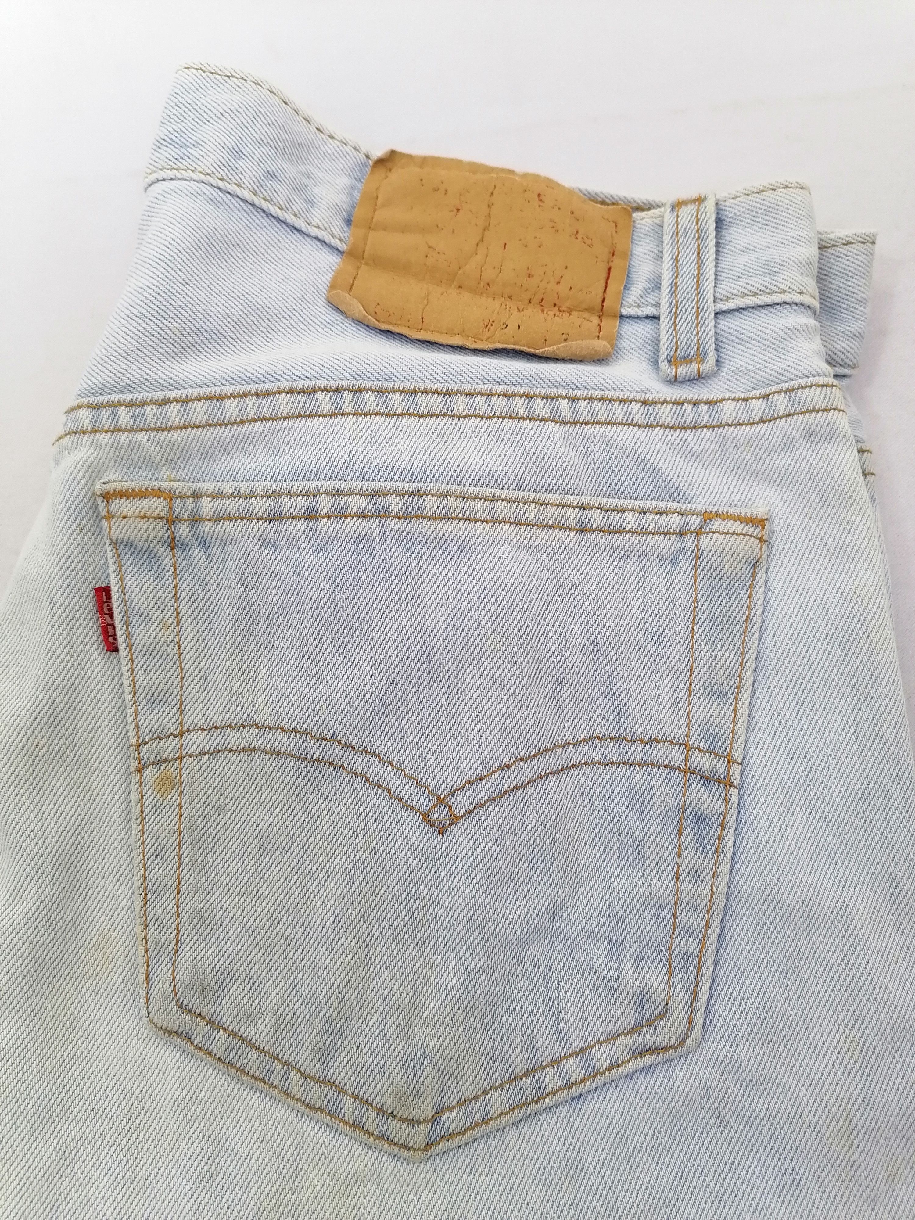 Levi's 501 Levi's Strauss Fly Button Denim Jeans Size US 32 / EU 48 - 7 Thumbnail