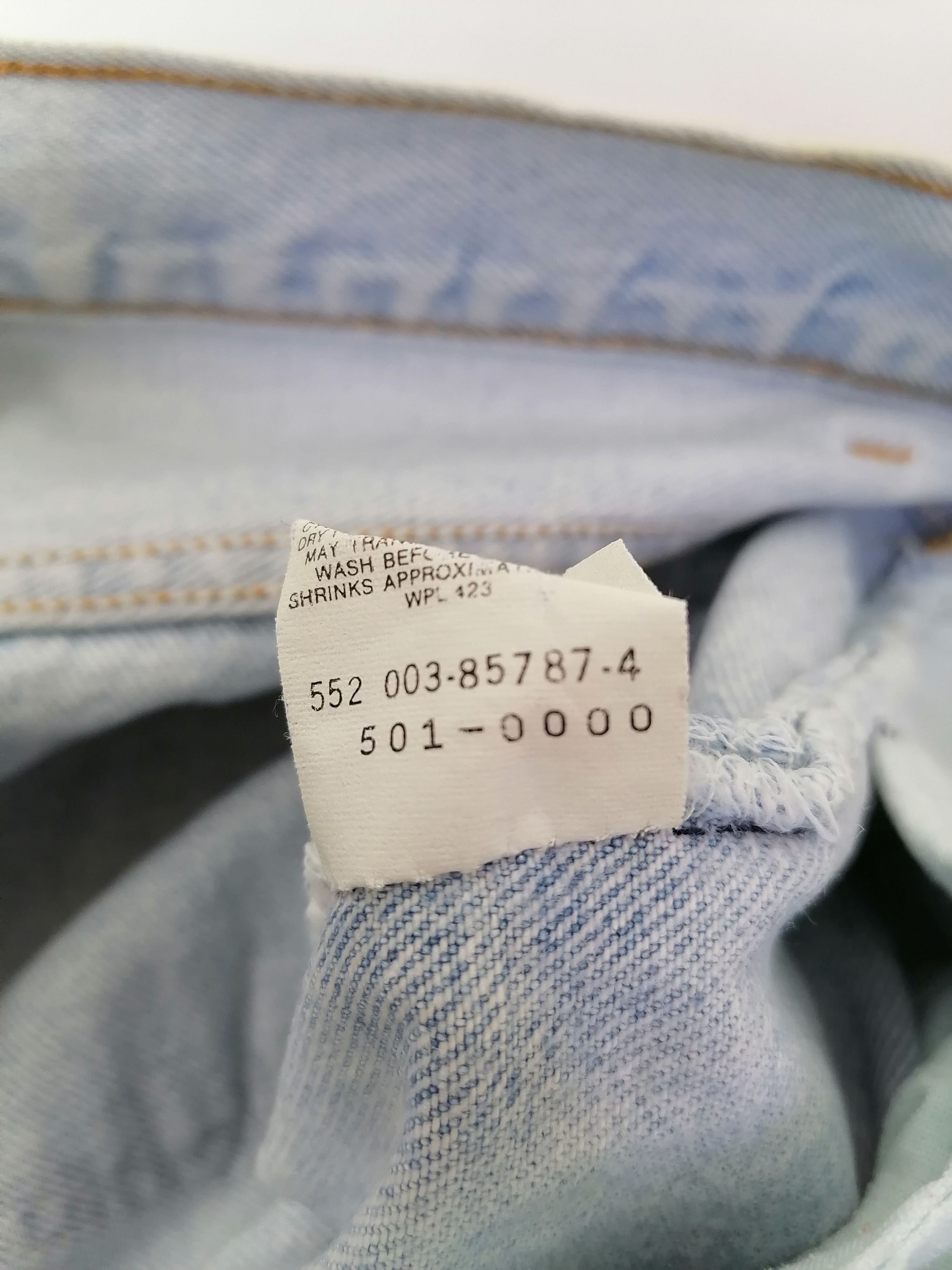 Levi's 501 Levi's Strauss Fly Button Denim Jeans Size US 32 / EU 48 - 6 Thumbnail