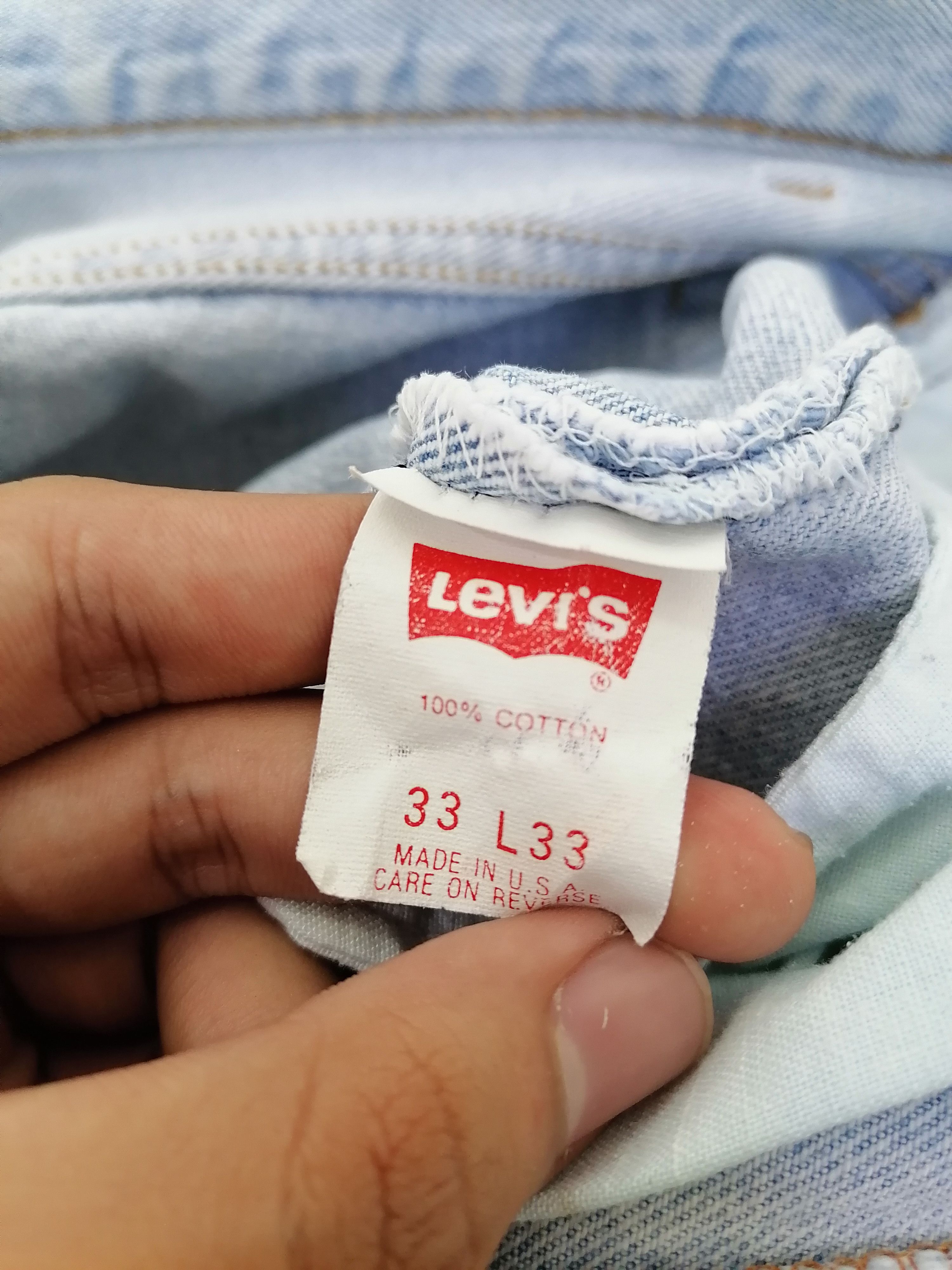 Levi's 501 Levi's Strauss Fly Button Denim Jeans Size US 32 / EU 48 - 5 Thumbnail