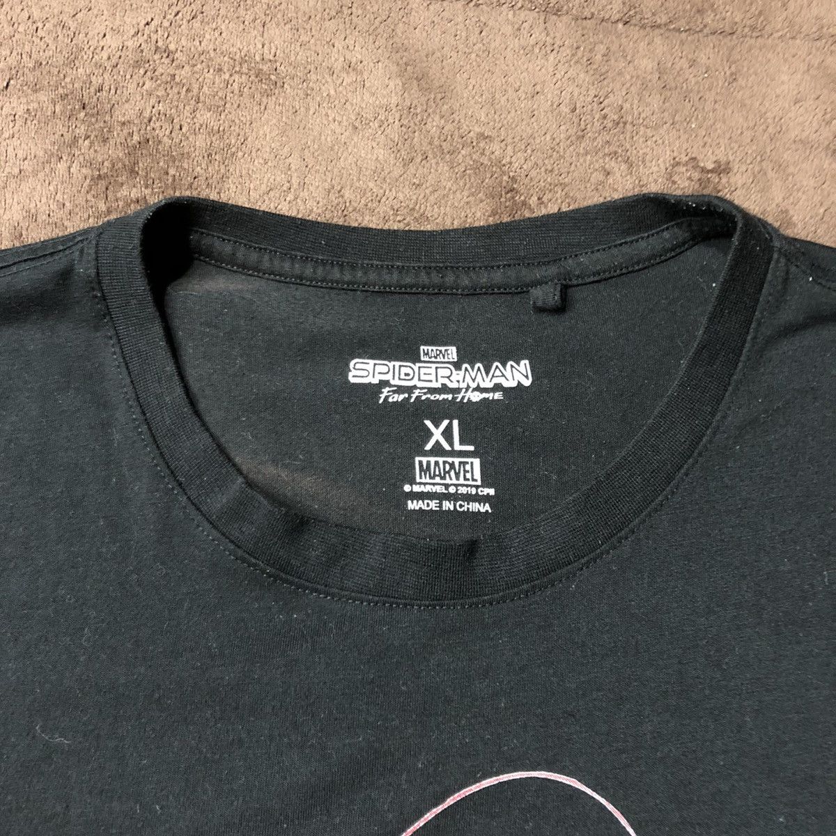 Marvel Comics Thrashed Faded Spiderman Far From Home 2019 The Movie Shirt Size US XL / EU 56 / 4 - 4 Thumbnail