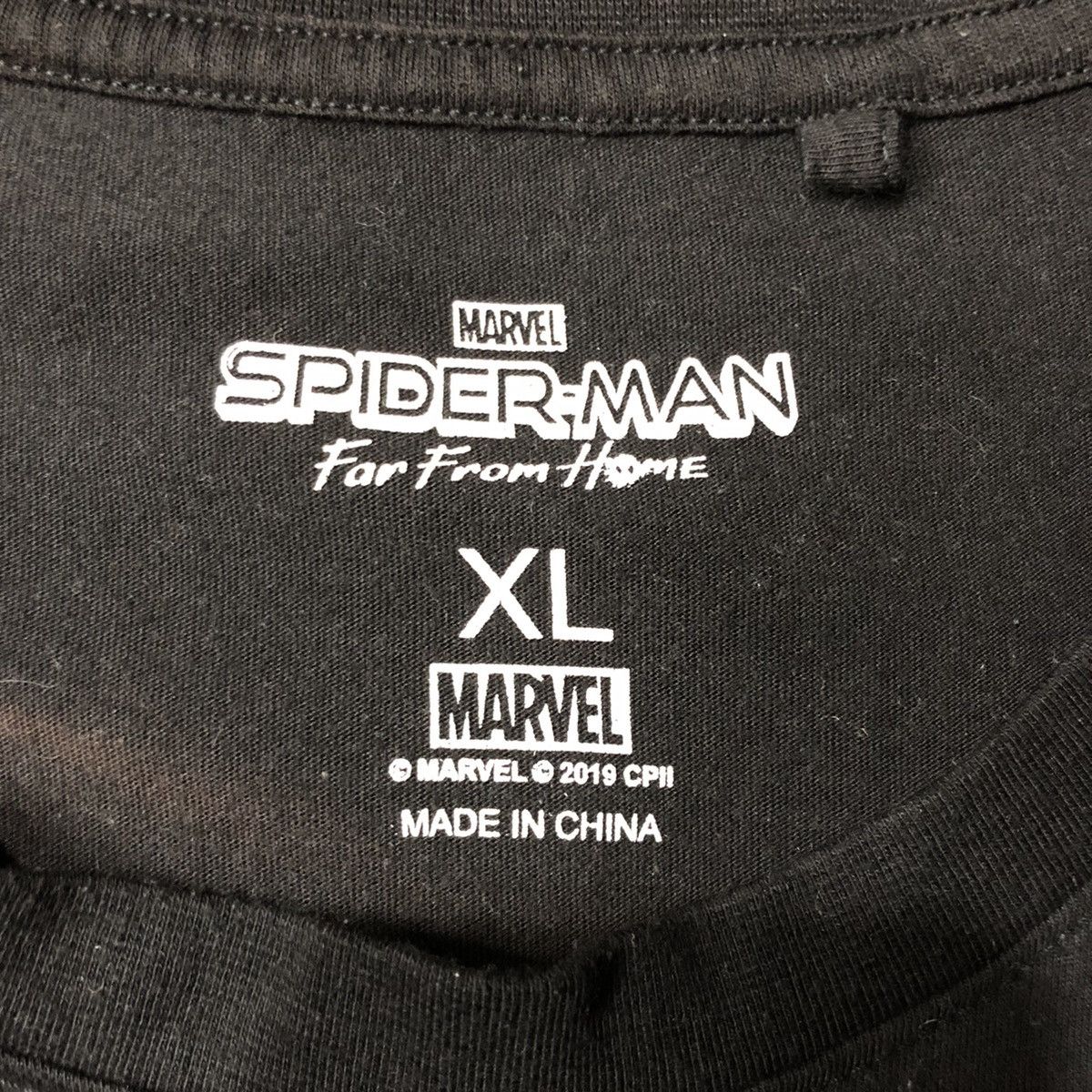 Marvel Comics Thrashed Faded Spiderman Far From Home 2019 The Movie Shirt Size US XL / EU 56 / 4 - 5 Thumbnail