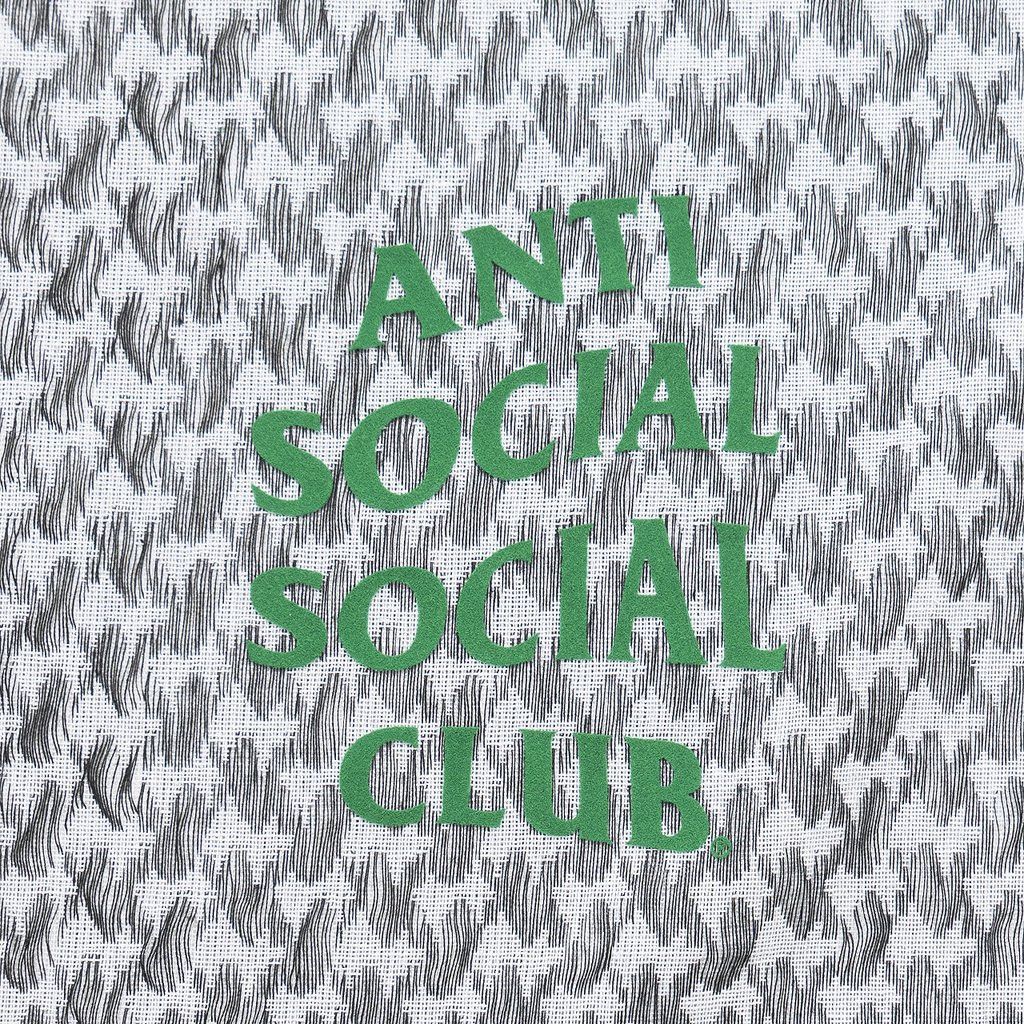 Anti Social Social Club DS ASSC Green Logo Shemagh Black Scarf in hand KITH BAPE Size ONE SIZE - 2 Thumbnail