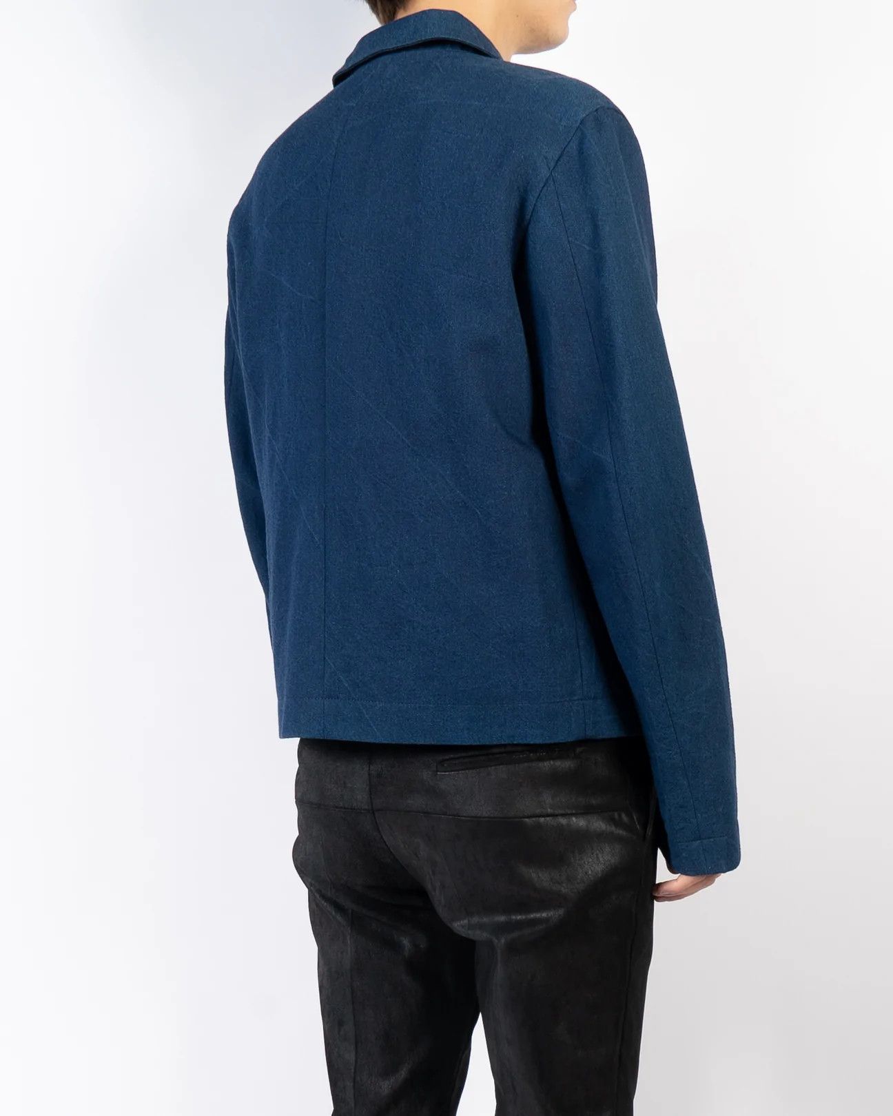 Haider Ackermann SS16 Washed Blue Workwear Jacket Size US S / EU 44-46 / 1 - 3 Thumbnail