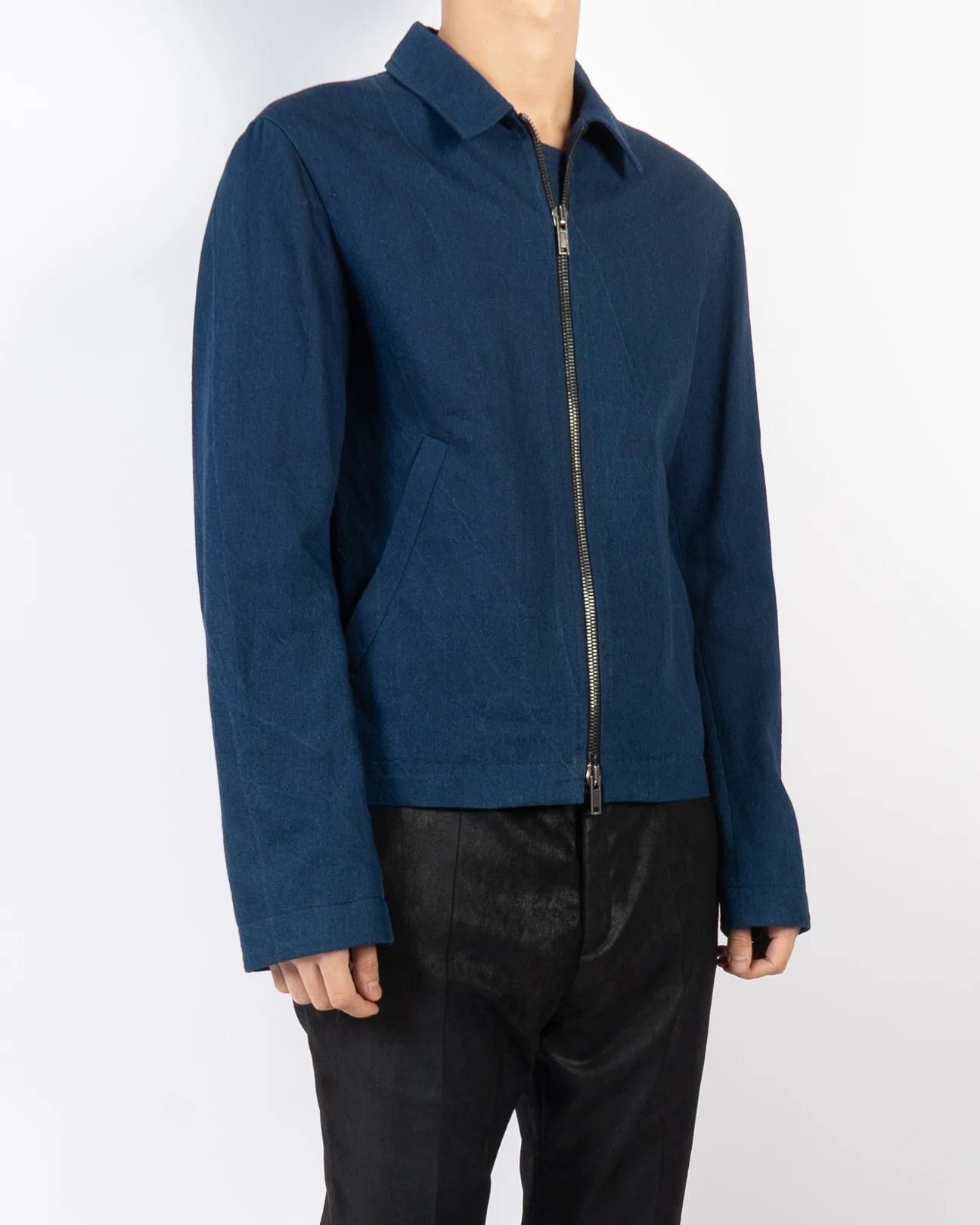 Haider Ackermann SS16 Washed Blue Workwear Jacket Size US S / EU 44-46 / 1 - 4 Thumbnail