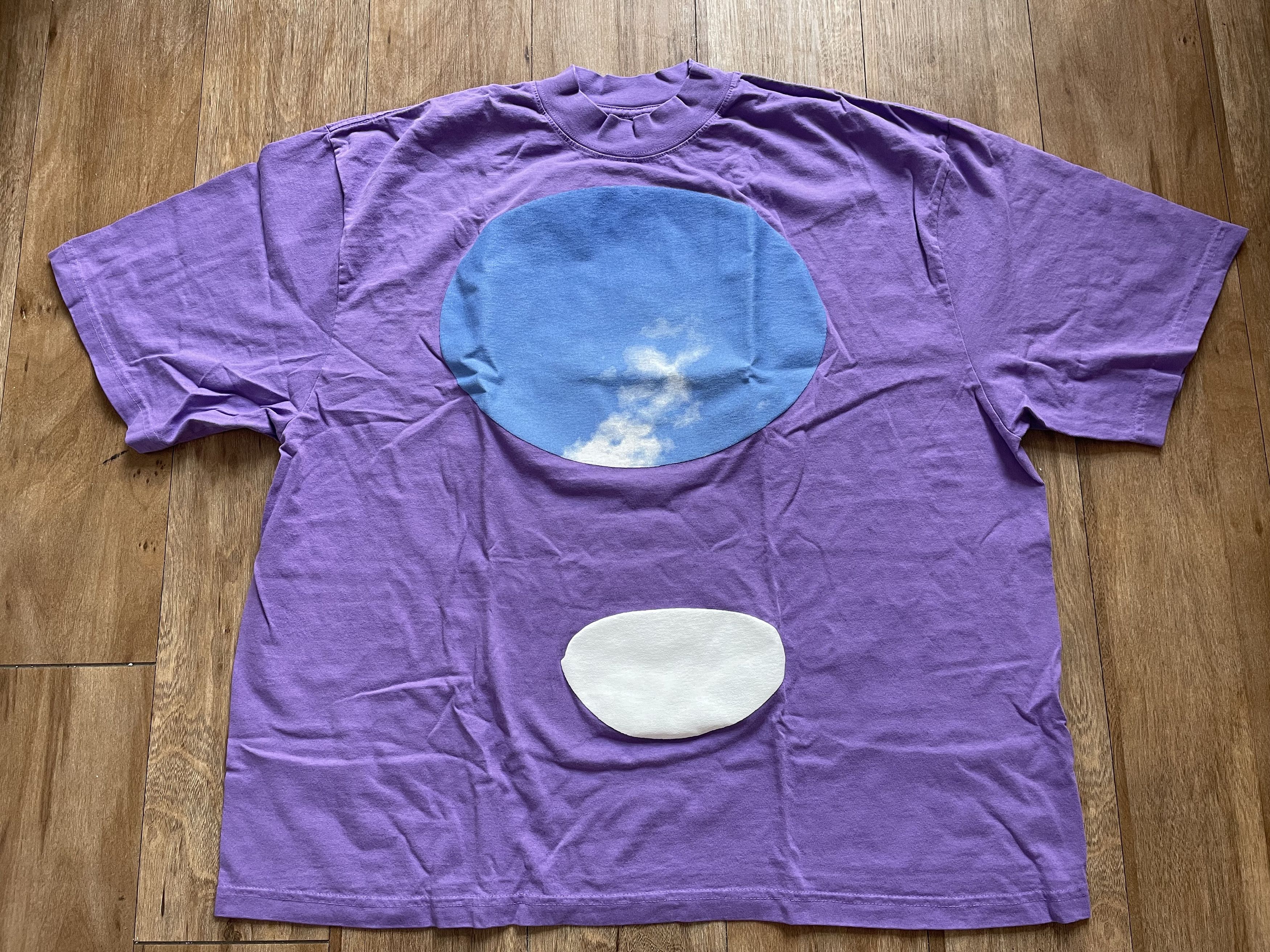Cactus Plant Flea Market × Kanye West XL CPFM for JIK II Shirt Purple Tee Donda Jesus is King Size US XL / EU 56 / 4 - 1 Thumbnail