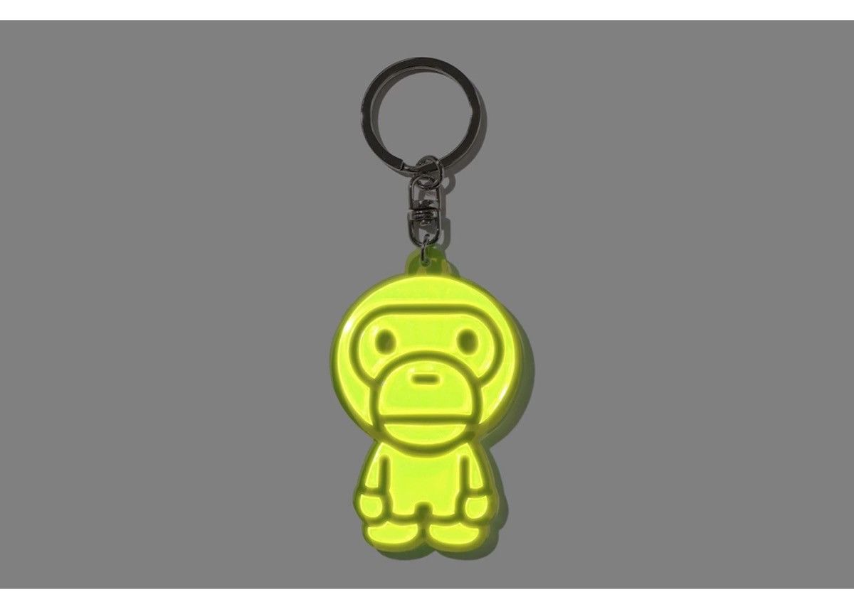 Bape Baby Milo Reflective Keychain Yellow Size ONE SIZE - 2 Thumbnail