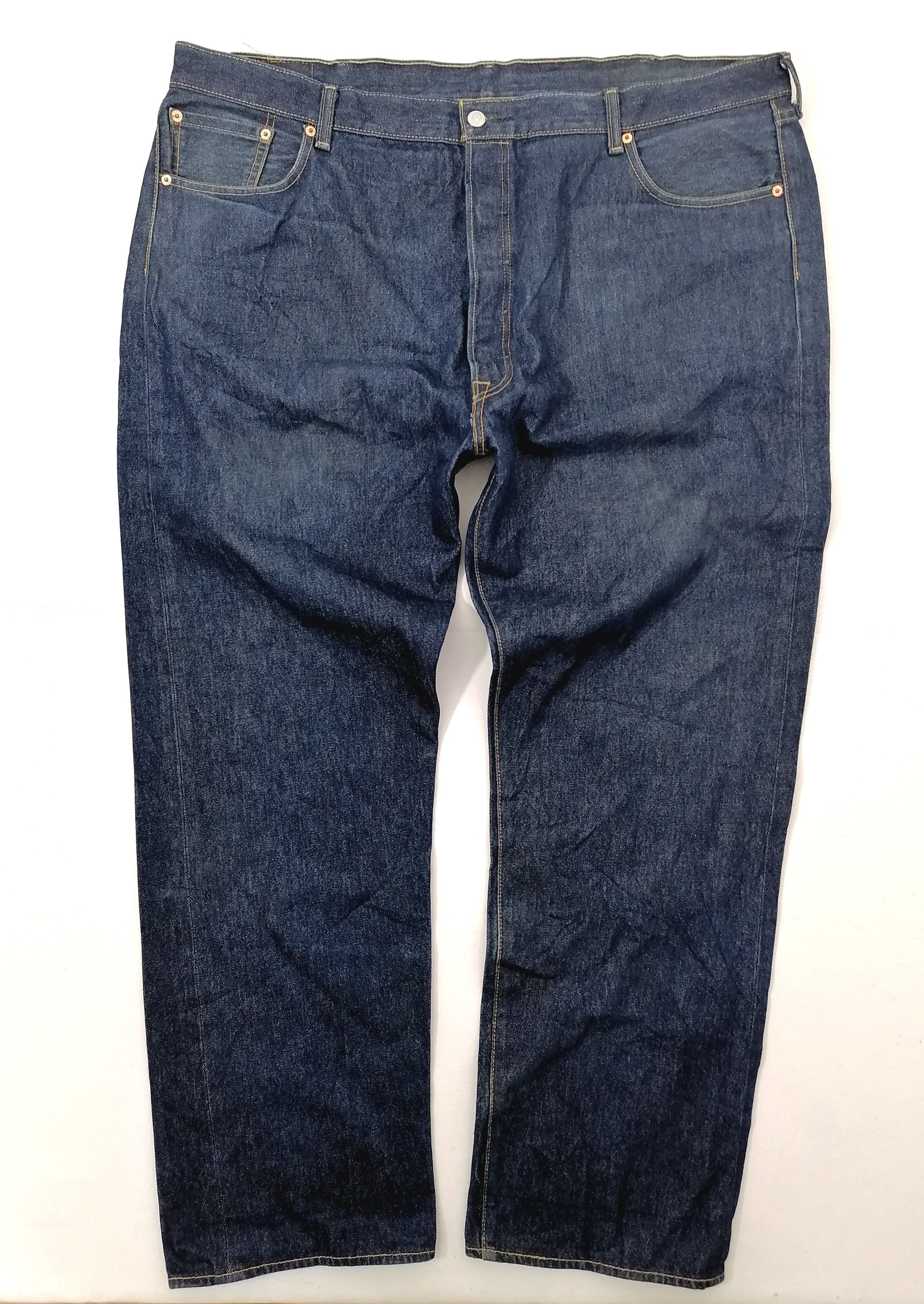 Levi's × Levi's Vintage Clothing 501 Levi's Strauss BIG SIZE Fly Button Denim Jeans Size US 44 / EU 60 - 1 Thumbnail
