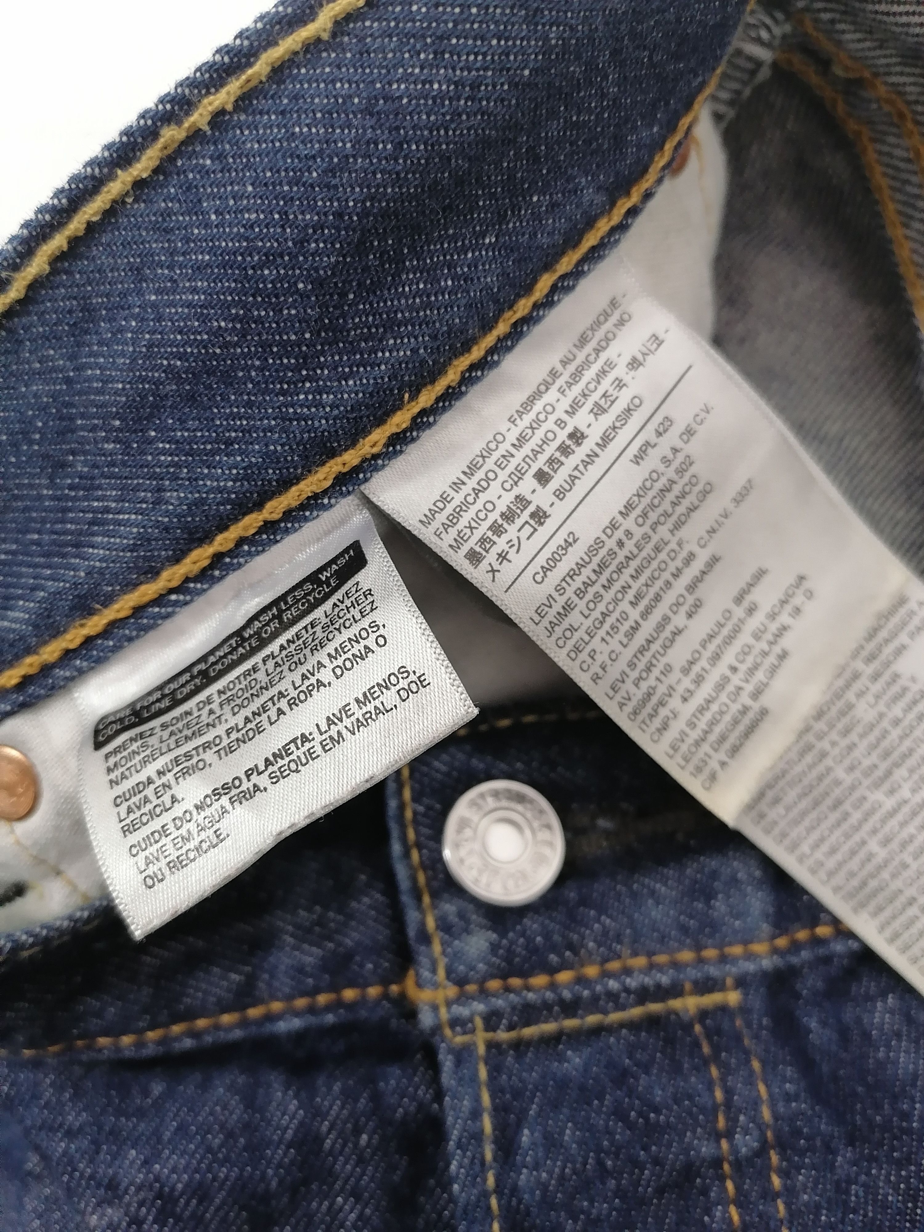 Levi's × Levi's Vintage Clothing 501 Levi's Strauss BIG SIZE Fly Button Denim Jeans Size US 44 / EU 60 - 7 Thumbnail
