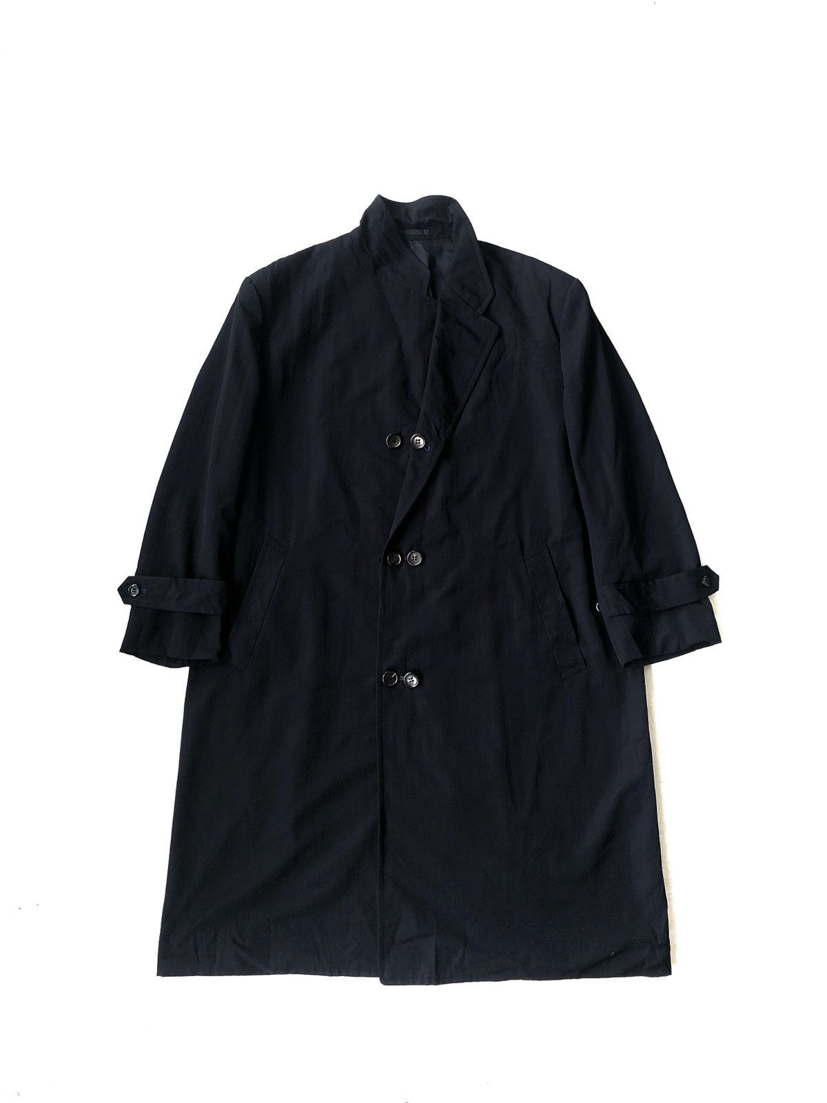 Comme des Garcons AW88 CdGH+ Double Button Boxy Runway Staff Coat Size US L / EU 52-54 / 3 - 1 Thumbnail