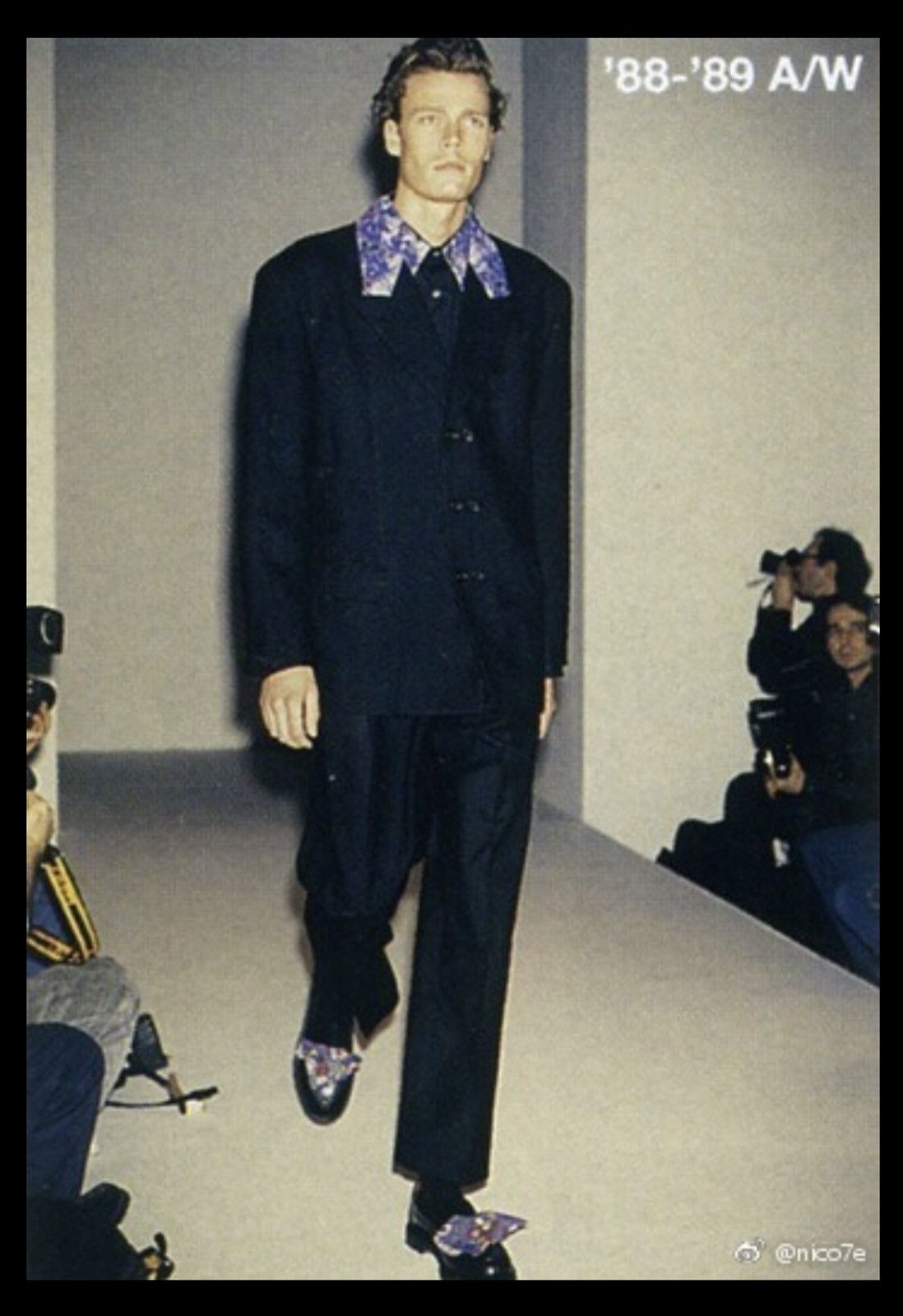 Comme des Garcons AW88 CdGH+ Double Button Boxy Runway Staff Coat Size US L / EU 52-54 / 3 - 2 Thumbnail