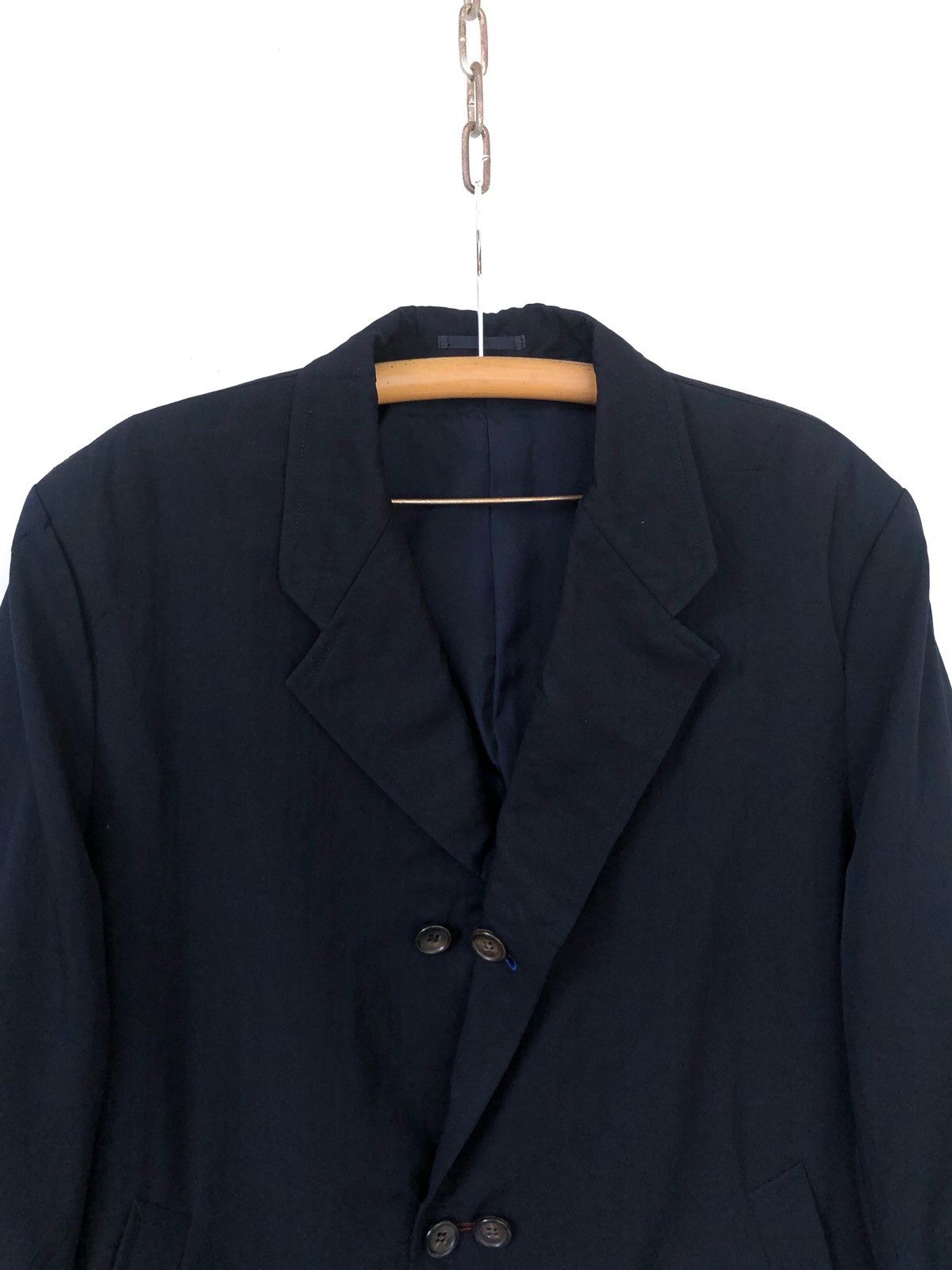 Comme des Garcons AW88 CdGH+ Double Button Boxy Runway Staff Coat Size US L / EU 52-54 / 3 - 5 Thumbnail
