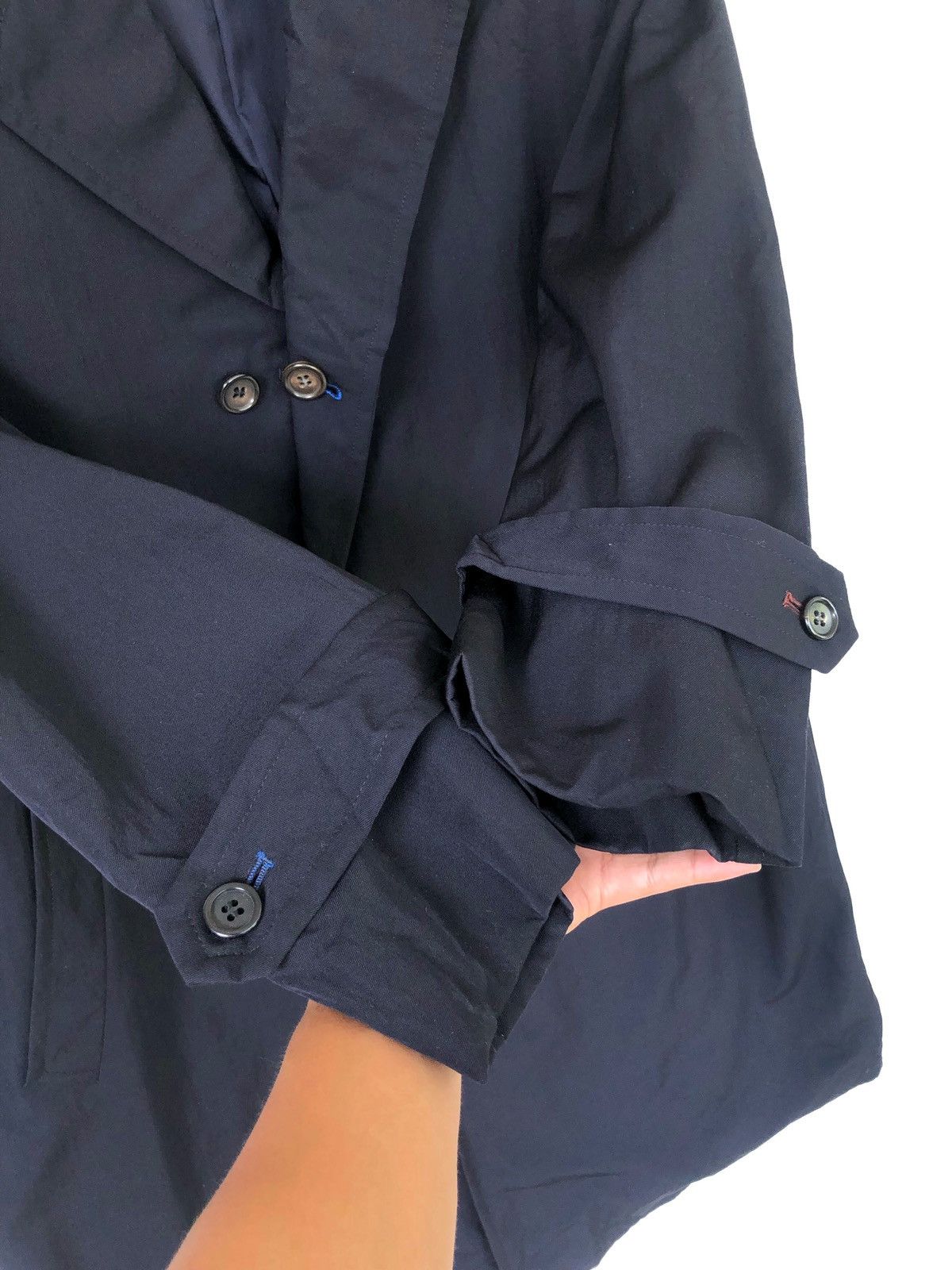 Comme des Garcons AW88 CdGH+ Double Button Boxy Runway Staff Coat Size US L / EU 52-54 / 3 - 7 Thumbnail