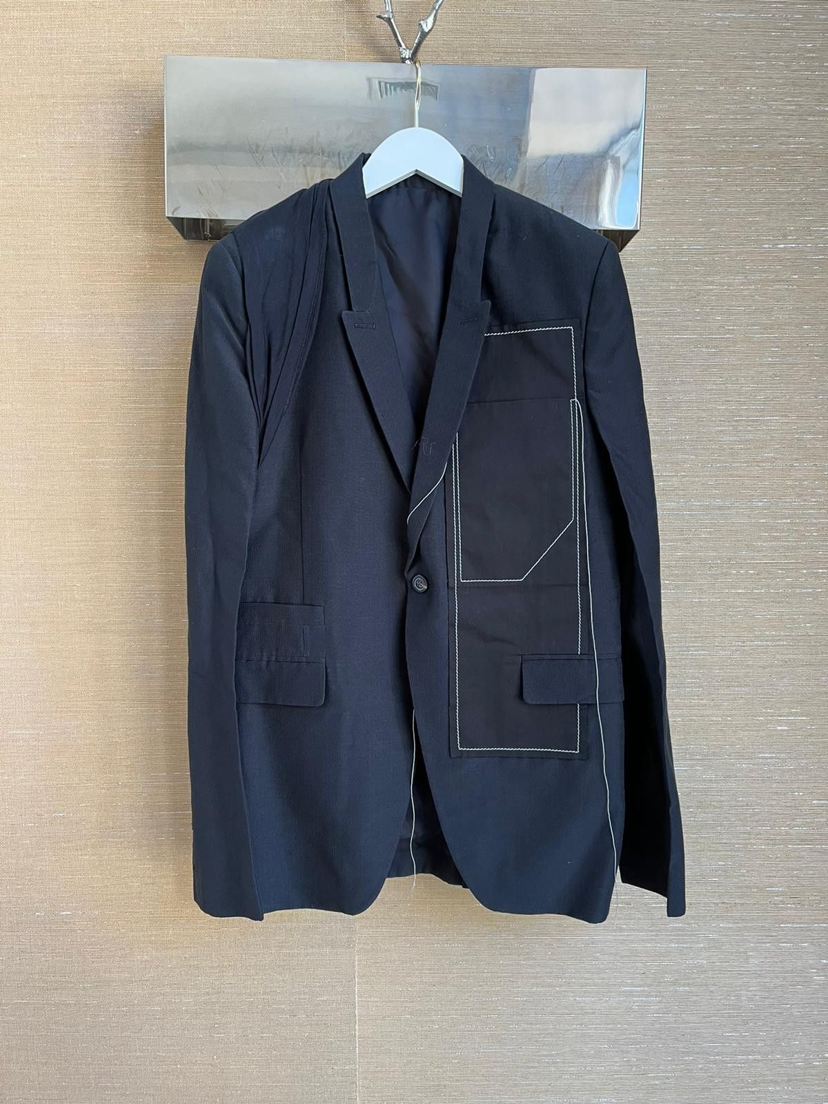 Rick Owens SS19 New Soft Blazer in Black Size US M / EU 48-50 / 2 - 3 Thumbnail