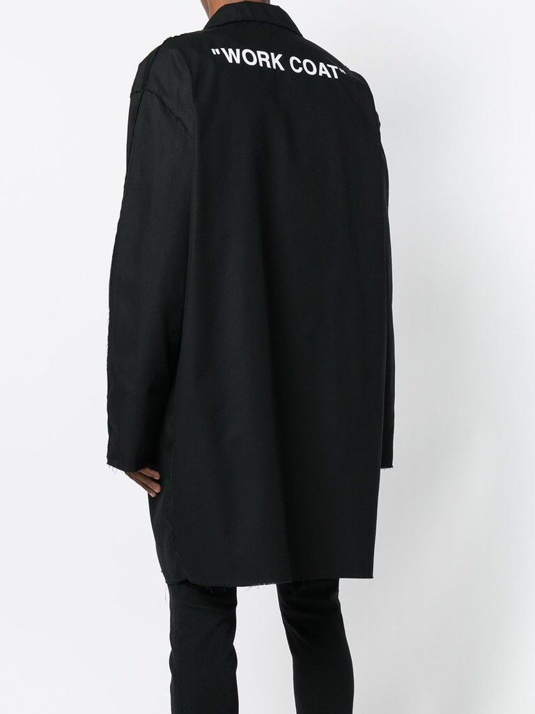 Off-White Off-white oversized work coat | Grailed