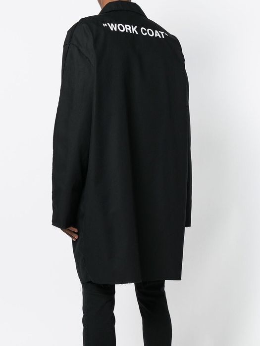 Off-White Off-white oversized work coat | Grailed