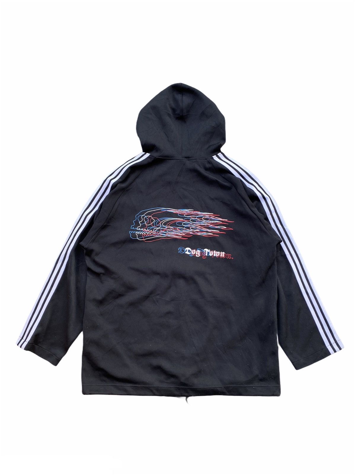 Dogtown Dogtown 3 Stripes Skull Flames Hoodies Size US XL / EU 56 / 4 - 1 Thumbnail
