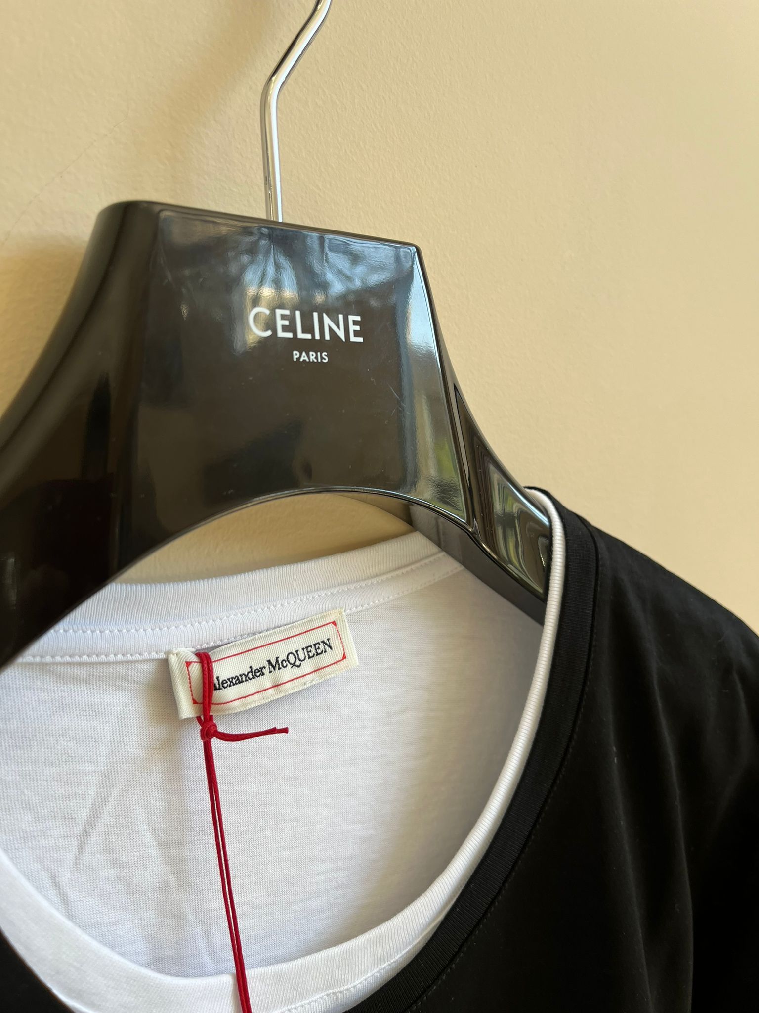 Alexander McQueen Long Sleeve Shirt in Black & White Size US M / EU 48-50 / 2 - 12 Thumbnail