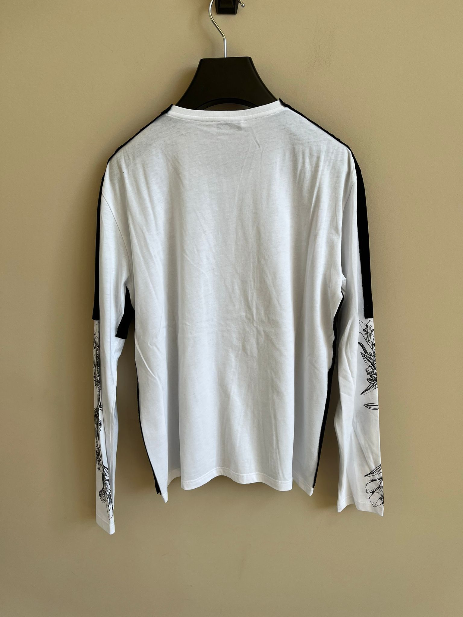 Alexander McQueen Long Sleeve Shirt in Black & White Size US M / EU 48-50 / 2 - 4 Thumbnail