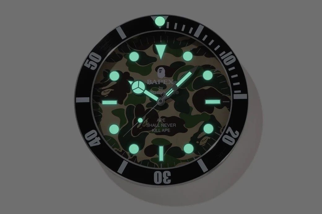 Bape Bapex Wall Clock Grailed