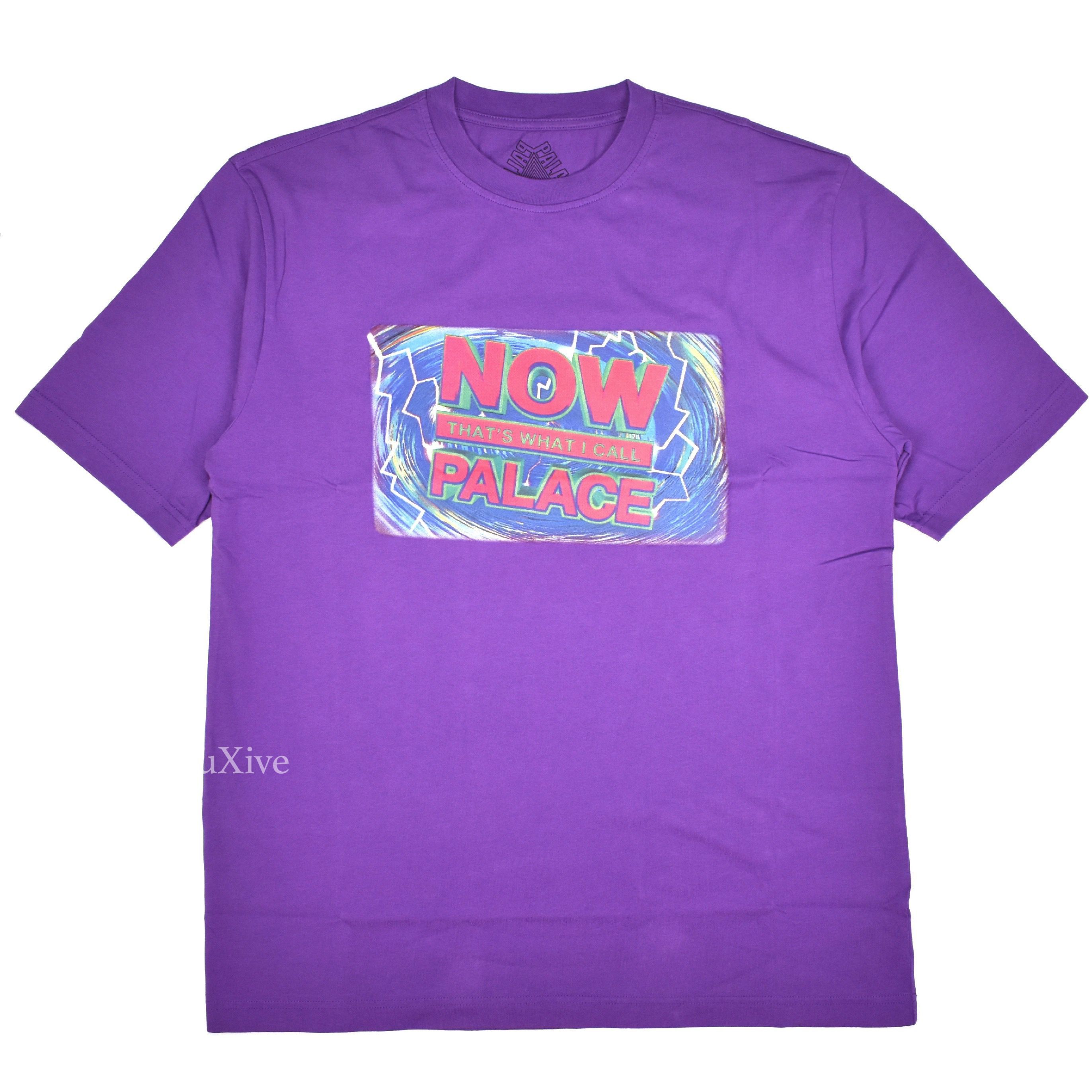 Palace Now That's What Logo T-Shirt Purple DS