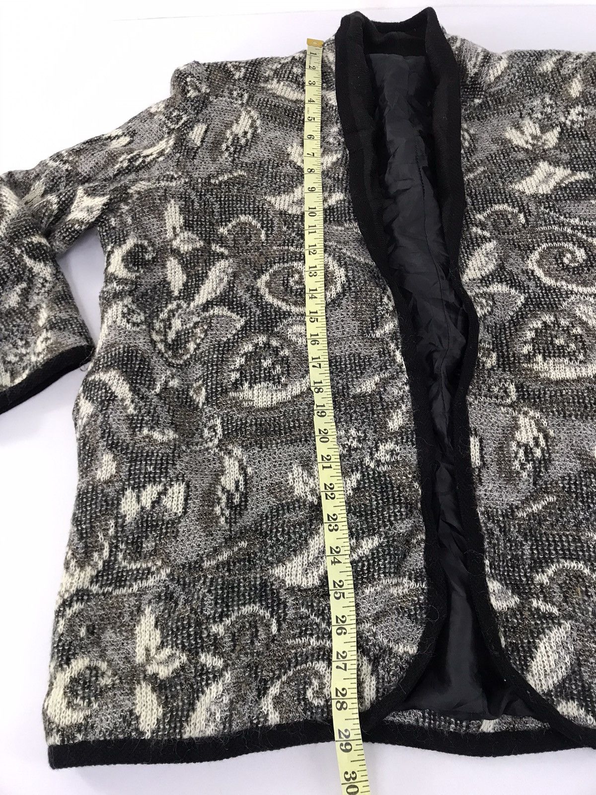 Japanese Brand Sasarone Haori Hanten Padded Jacket Cardigan Floral Art Size US XL / EU 56 / 4 - 8 Thumbnail